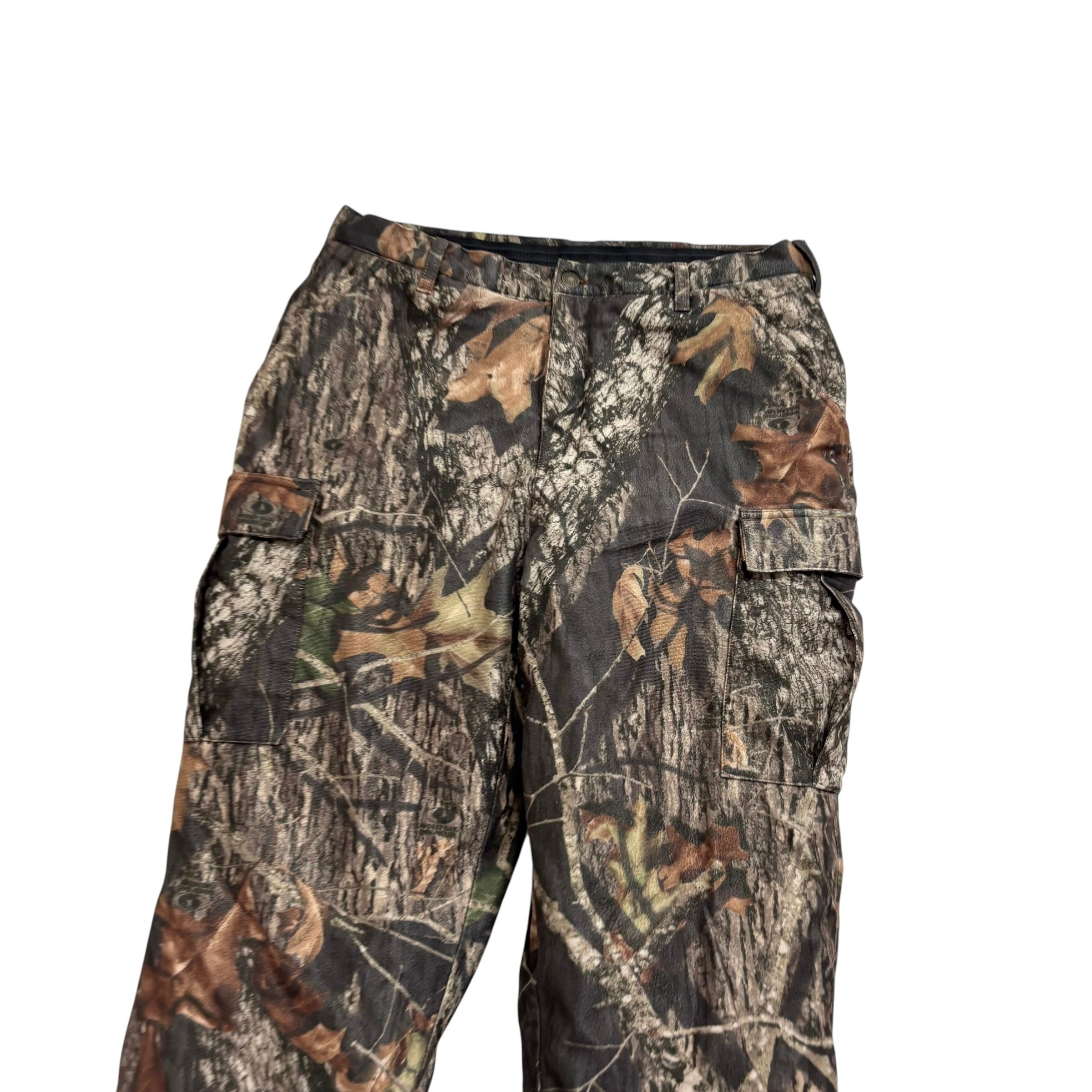 Realtree Trousers W36 L32 Mens Cargo Camo Relaxed Fit Fleece Lined Pants (E)
