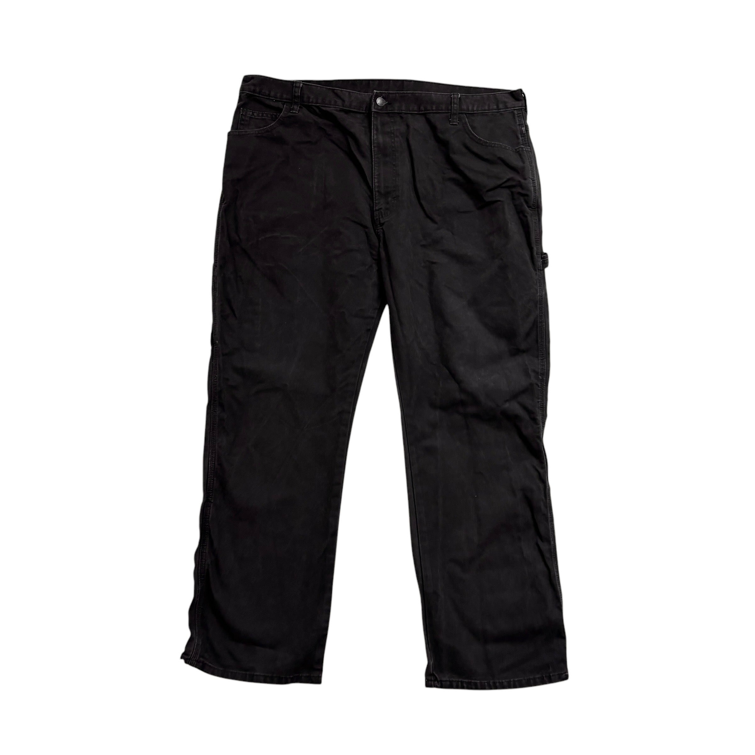 Dickies Carpenter Pants W40 L30 Mens Black Relaxed Straight Fit Trousers Jeans
