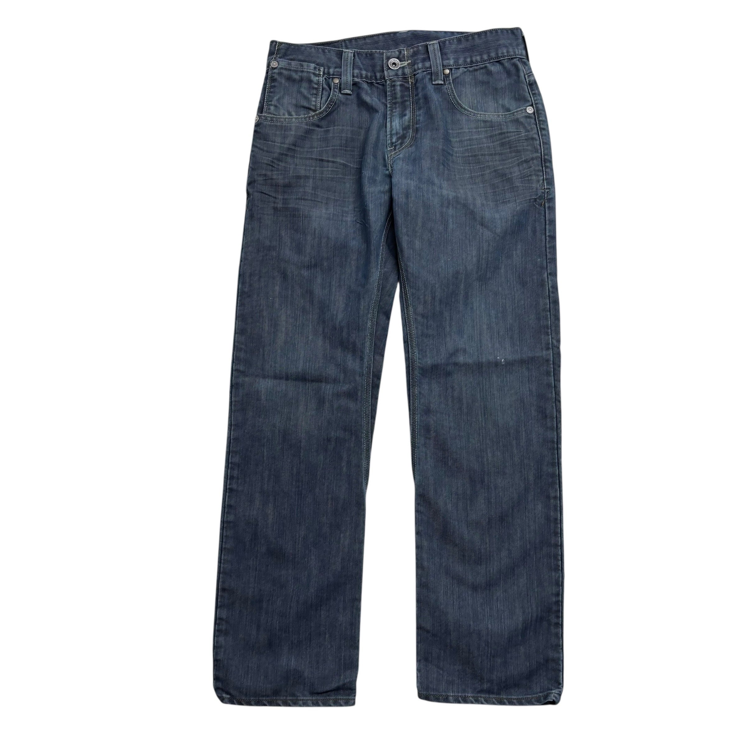 Levis 514 Jeans W31 L30 Mens Dark Blue Regular Straight Fit Vintage Denim