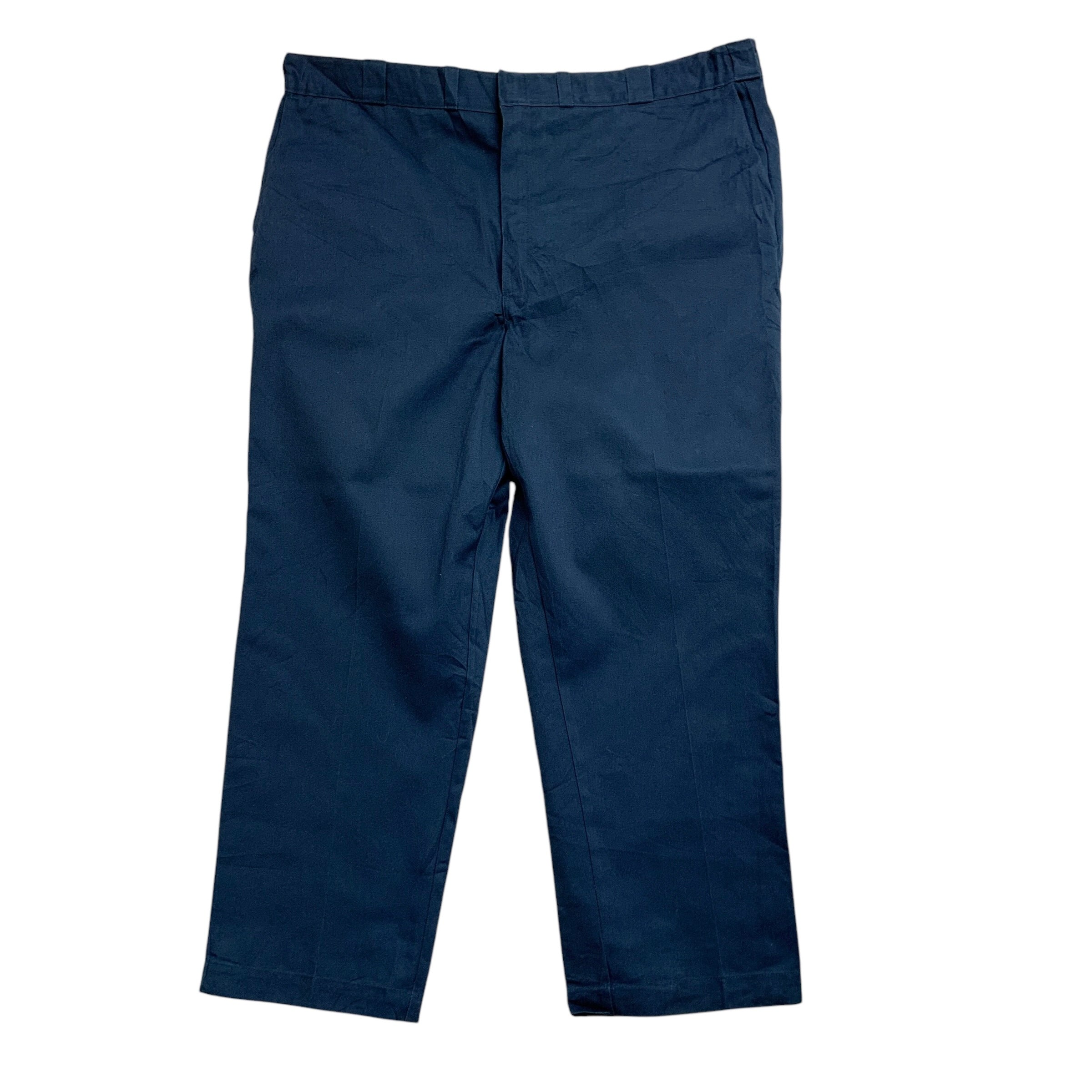 Dickies 874 Trousers W46 L30 Mens Blue Pants Original Fit USA Made Workwear