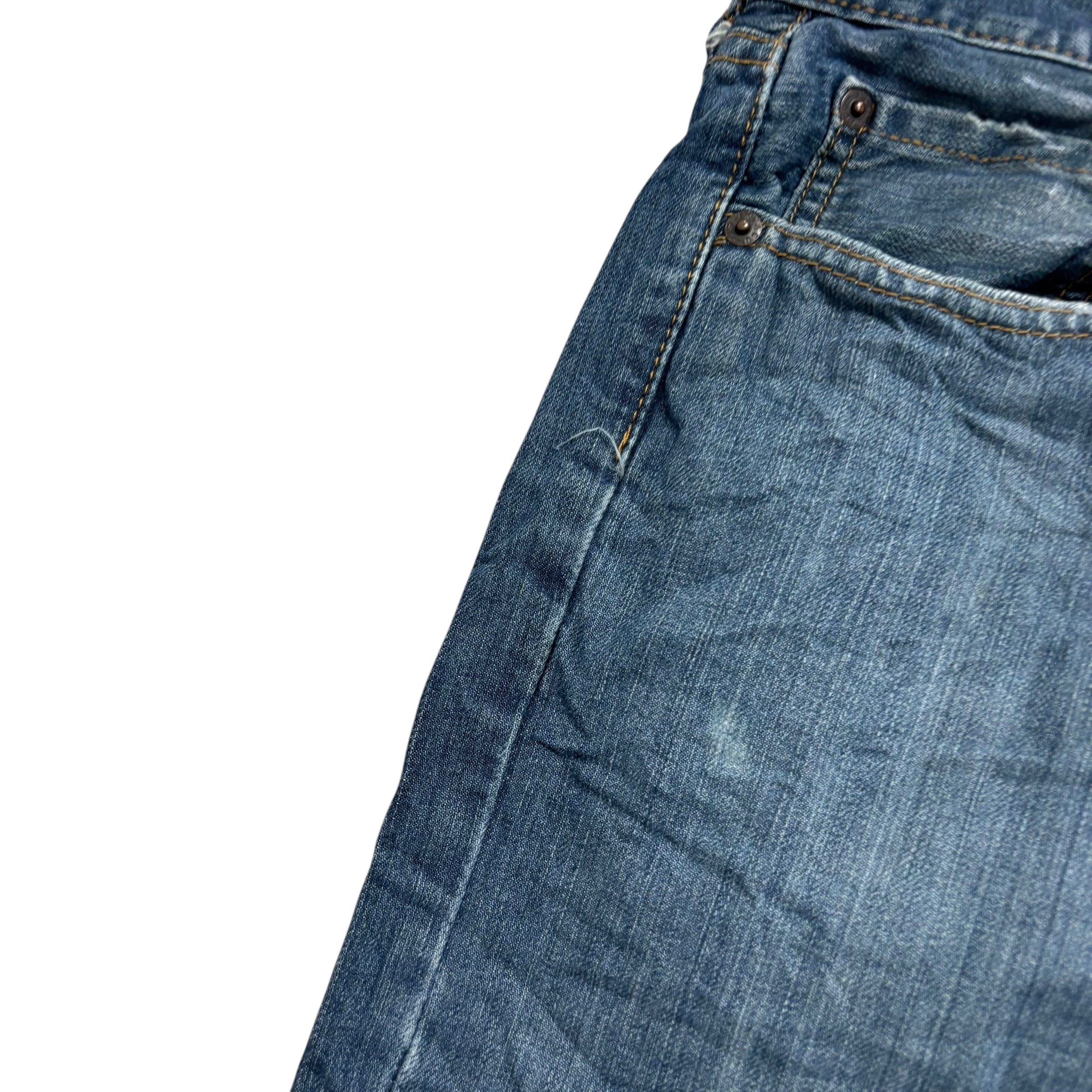 Levis 559 Jeans W34 L30 Mens Dark Blue Baggy Relaxed Straight Fit Denim