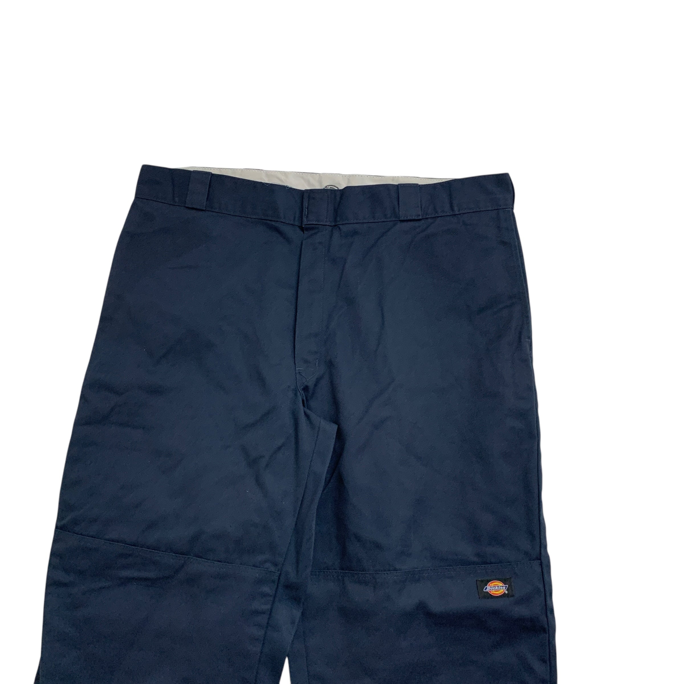 Dickies Double Knee Trousers W40 L30 Mens Blue Pants Baggy Relaxed Fit Workwear