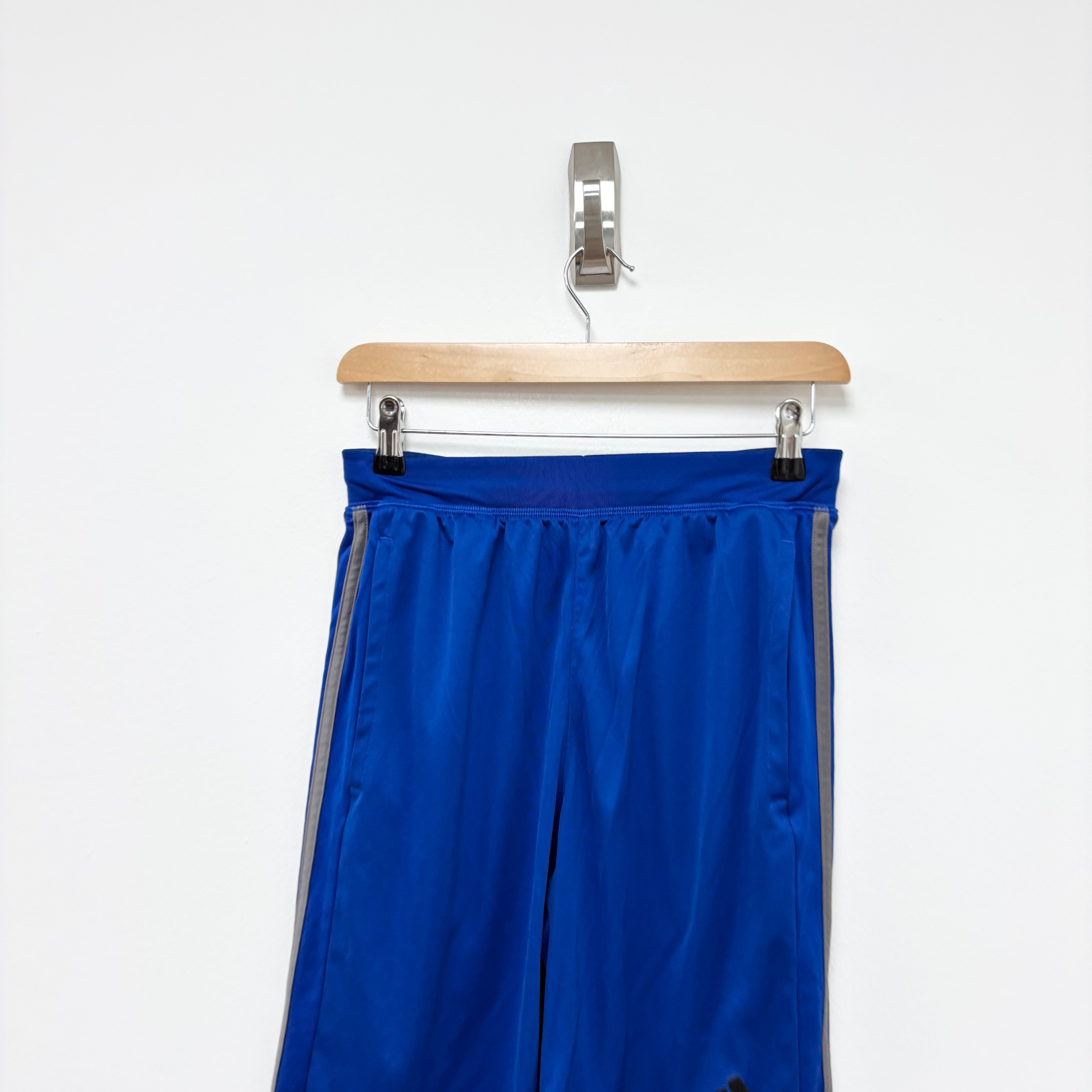 Adidas Shorts Mens Small Blue Sports Running Gym Athletic Pockets