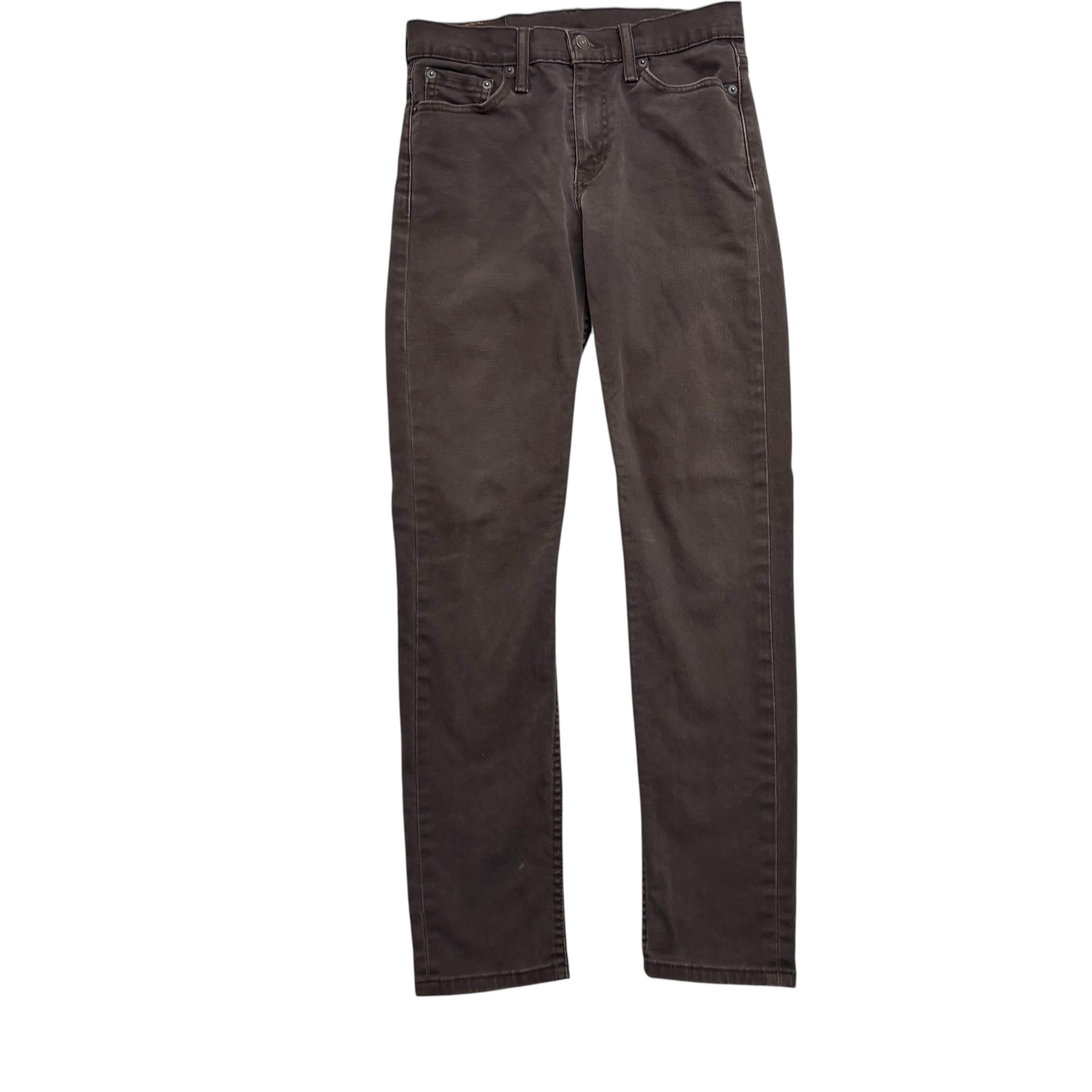 Levis 510 Jeans W29 L32 Mens Brown Skinny Fit Stretch Denim