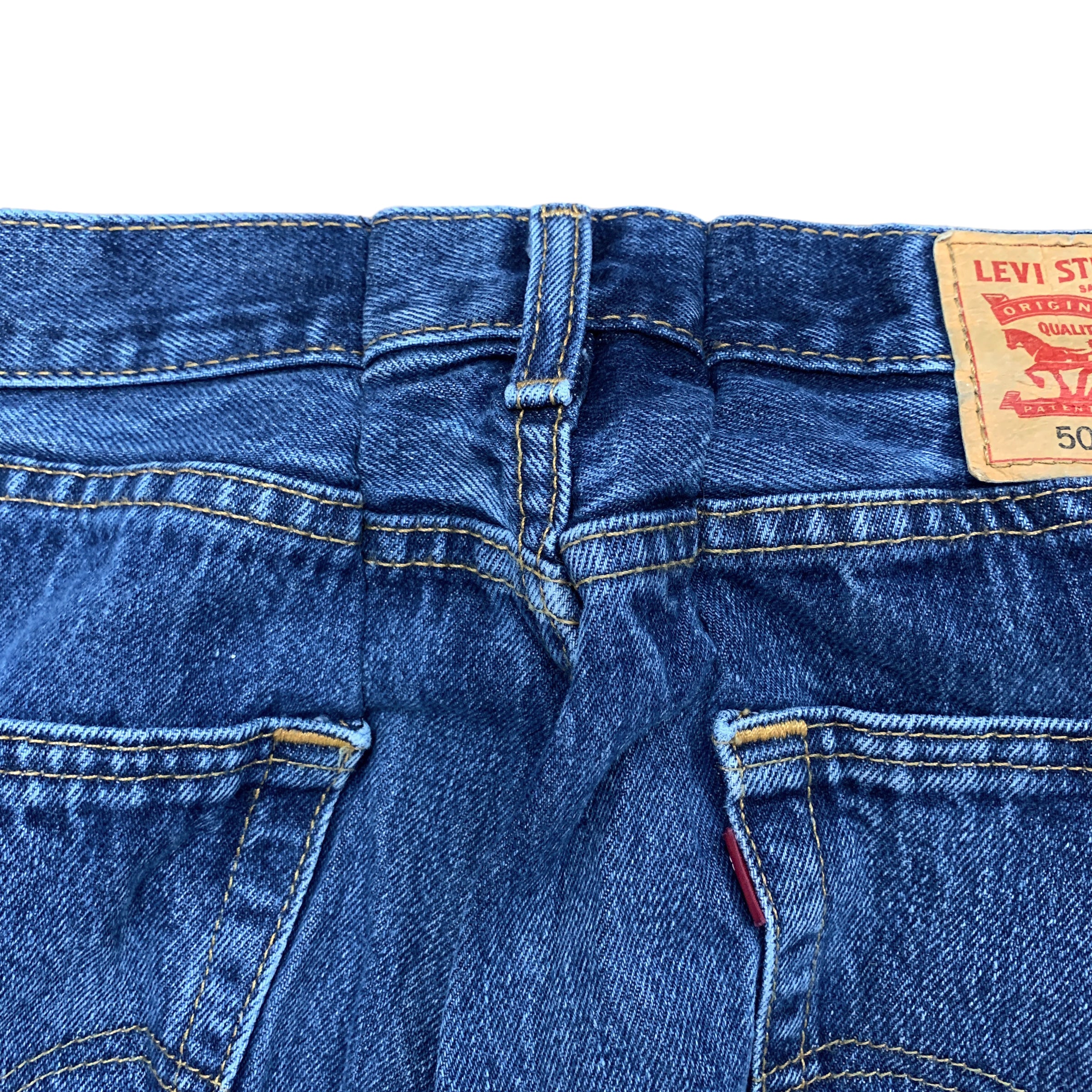 Levis 505 Jeans W32 L26 Mens Vintage Blue Straight Fit Regular Denim