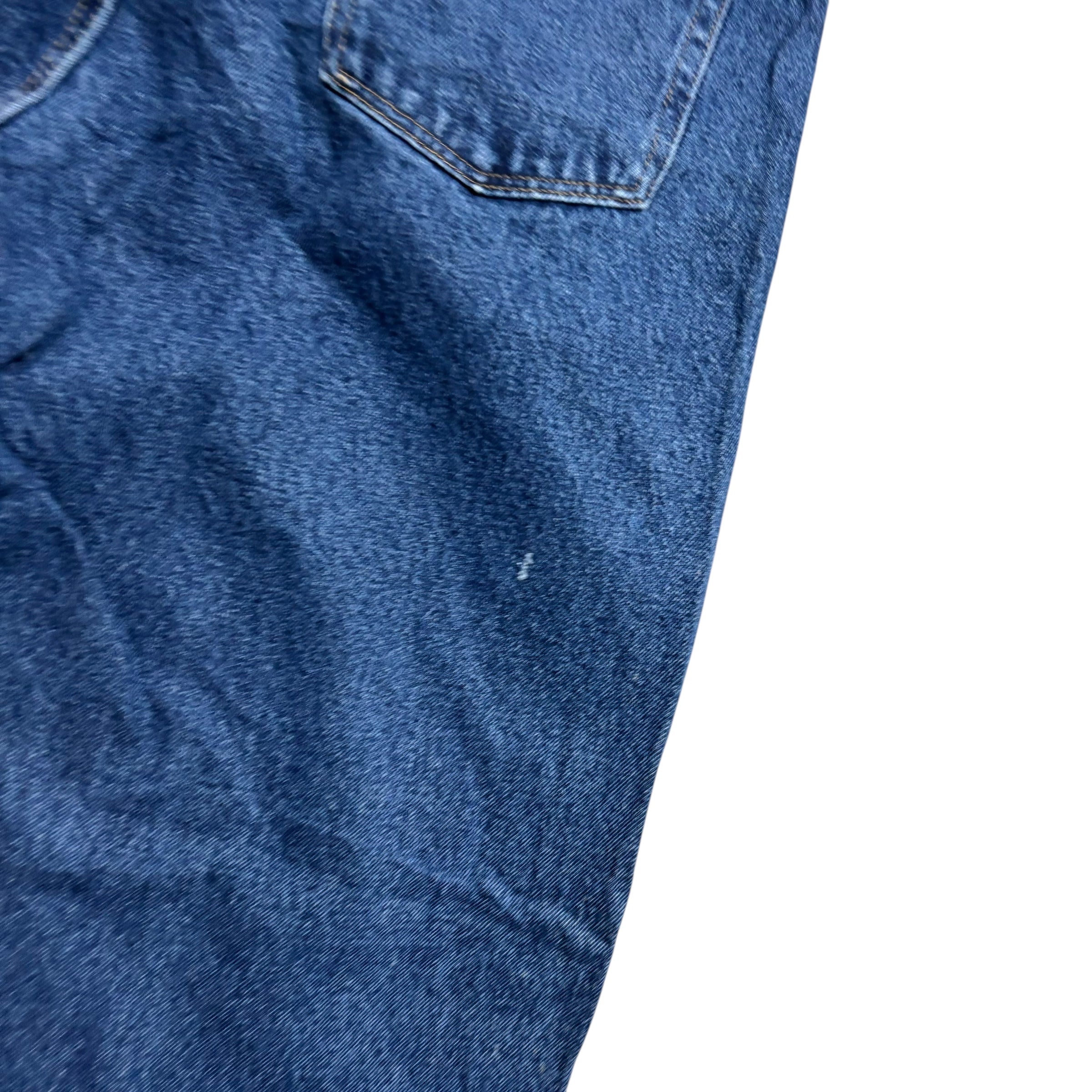 Wrangler Jeans W42 L30 Mens Mid Blue Regular Straight Fit Denim