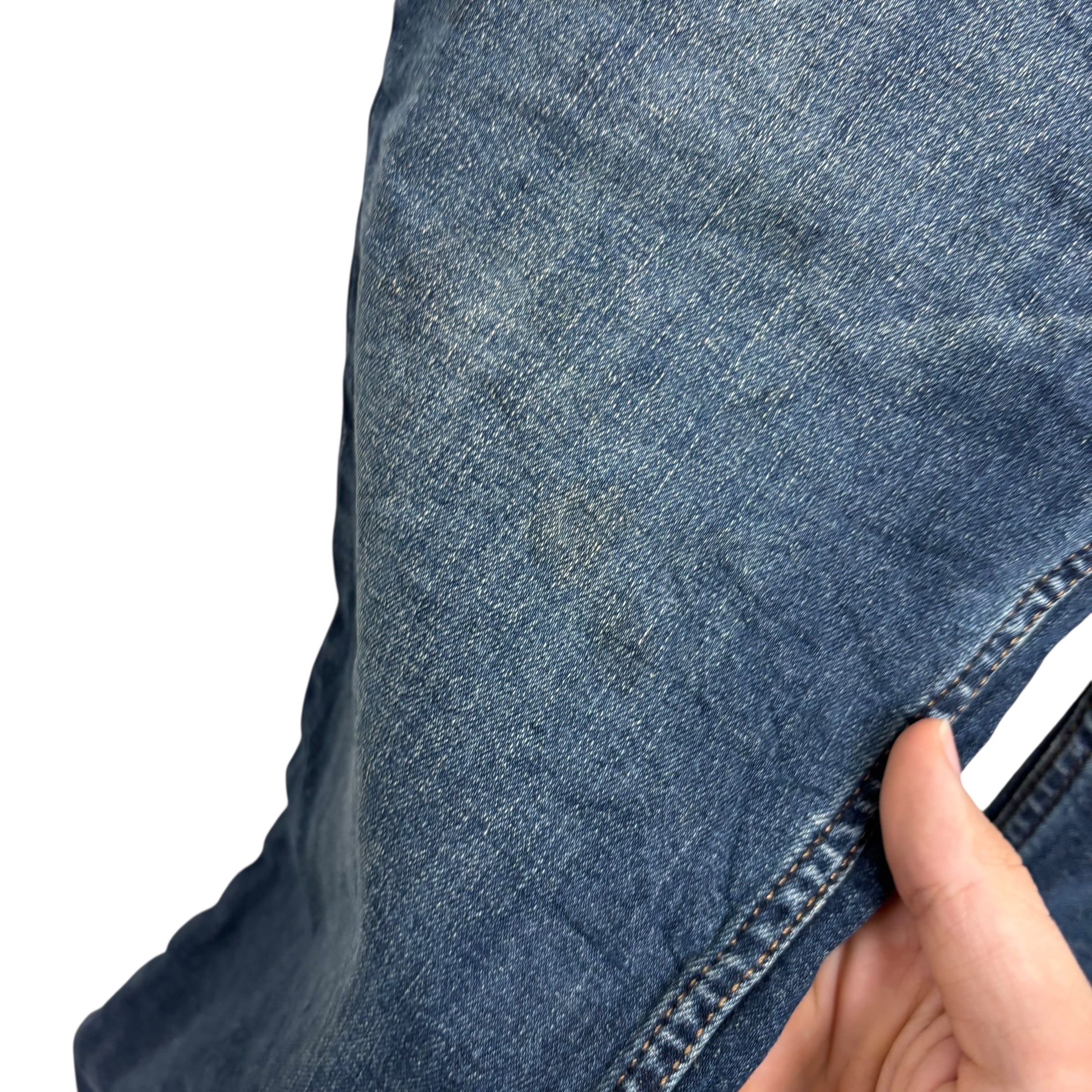 Levis Signature Jeans W32 L30 Mens Dark Blue Slim Fit Stretch Denim