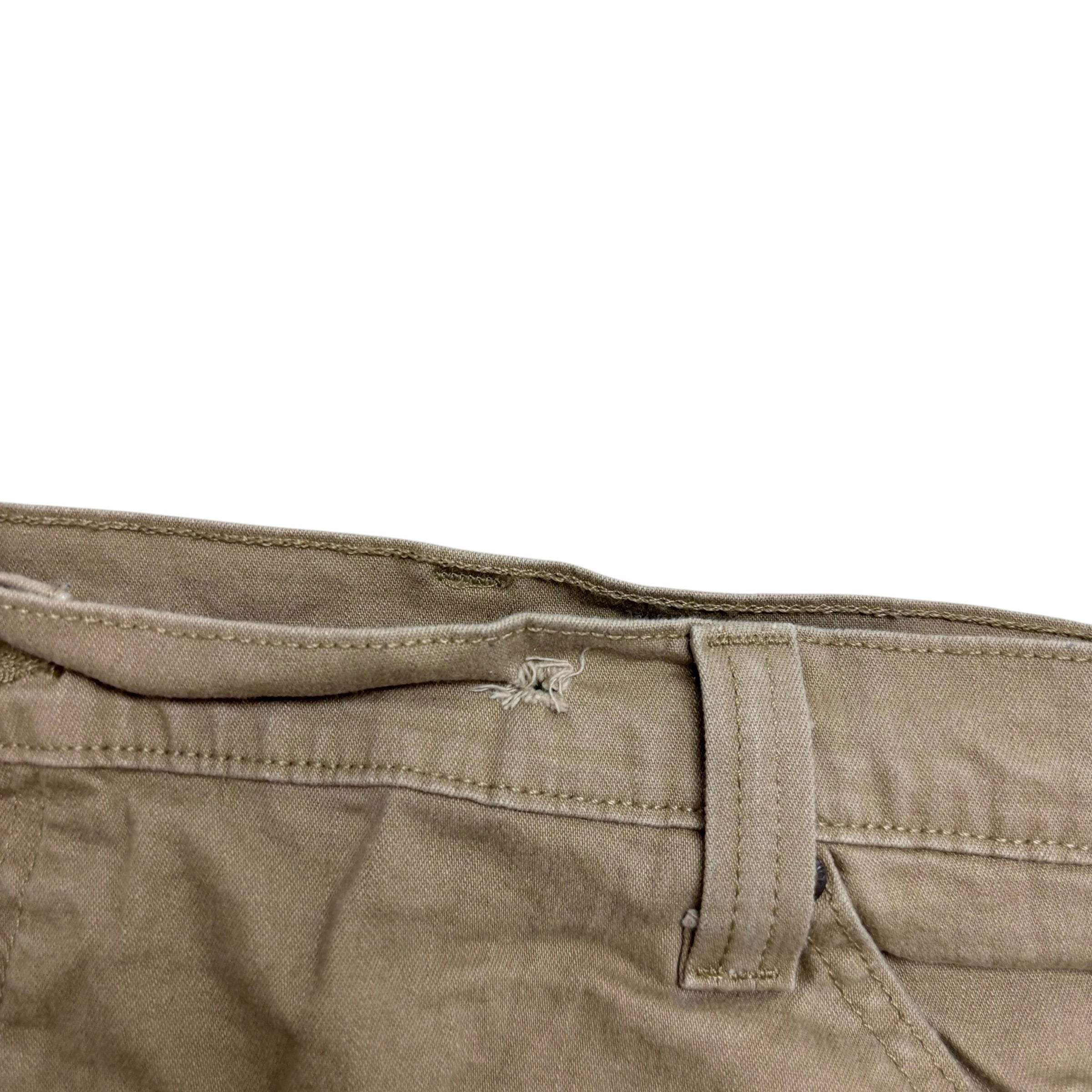 Wrangler Carpenter Pants W40 L32 Mens Tan Relaxed Straight Fit Stretch (F)