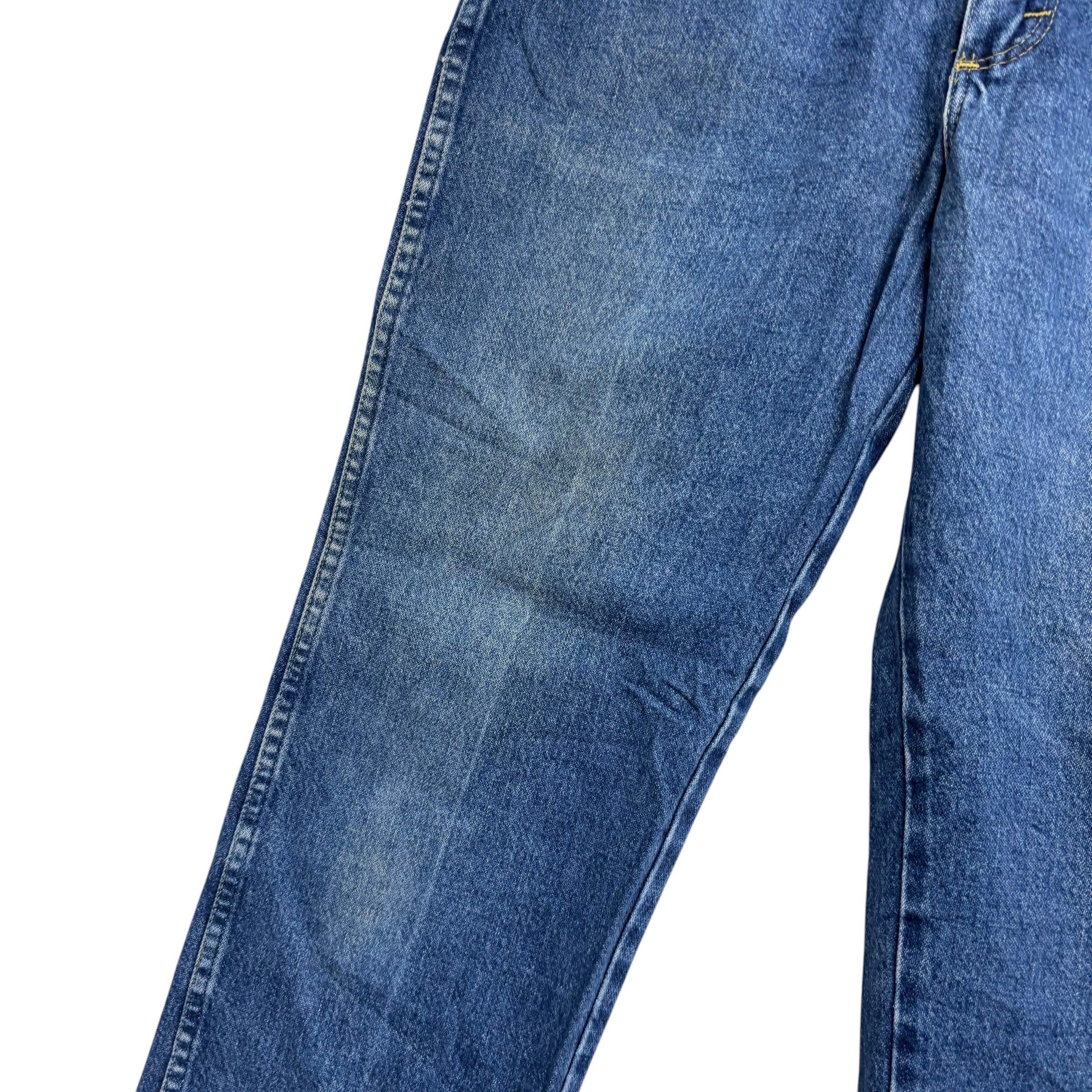 Wrangler Jeans Cowboy Cut W35 L30 Mens Mid Blue 936 Slim Fit Denim