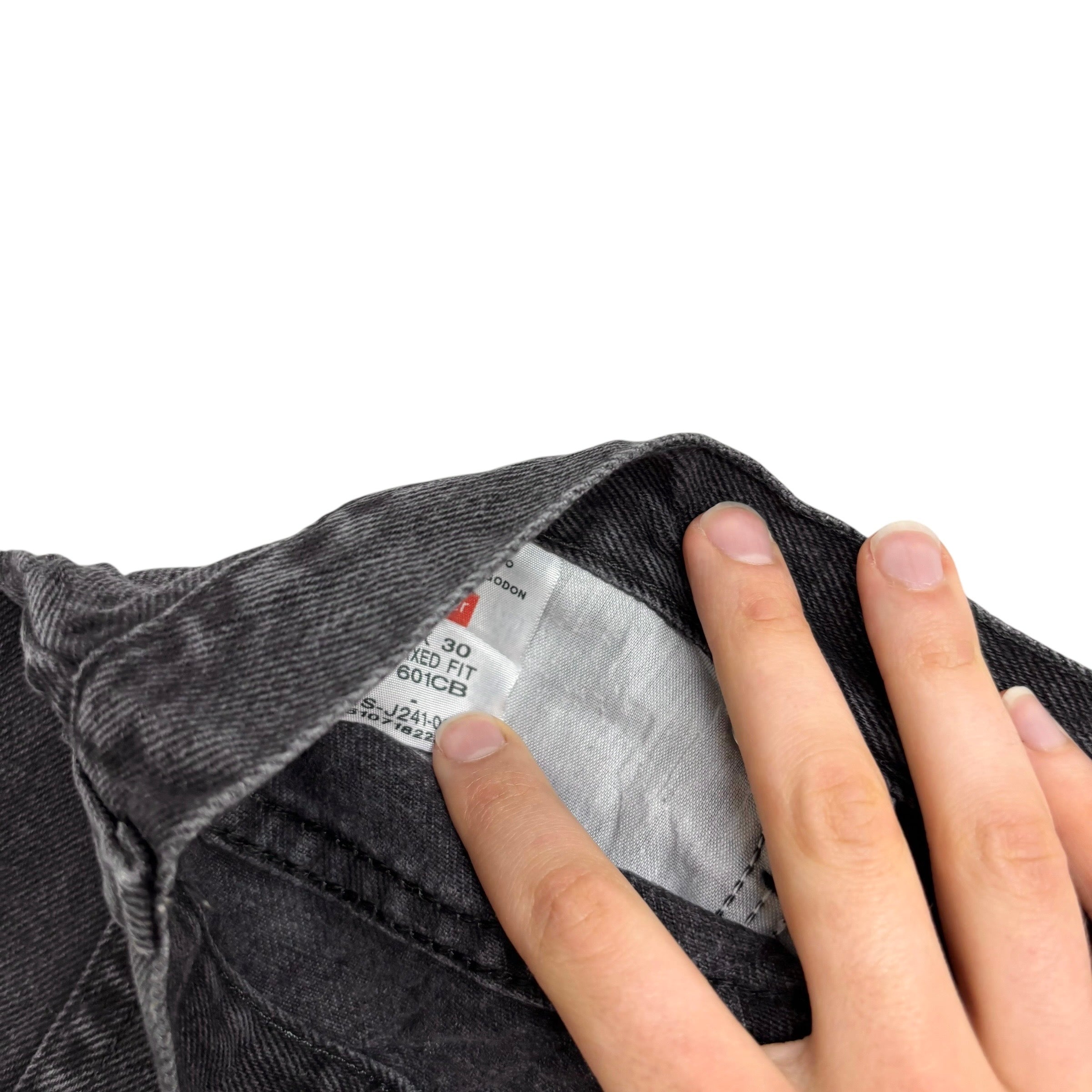 Wrangler Jeans W42 L30 Mens Black Relaxed Straight Fit Denim (F)