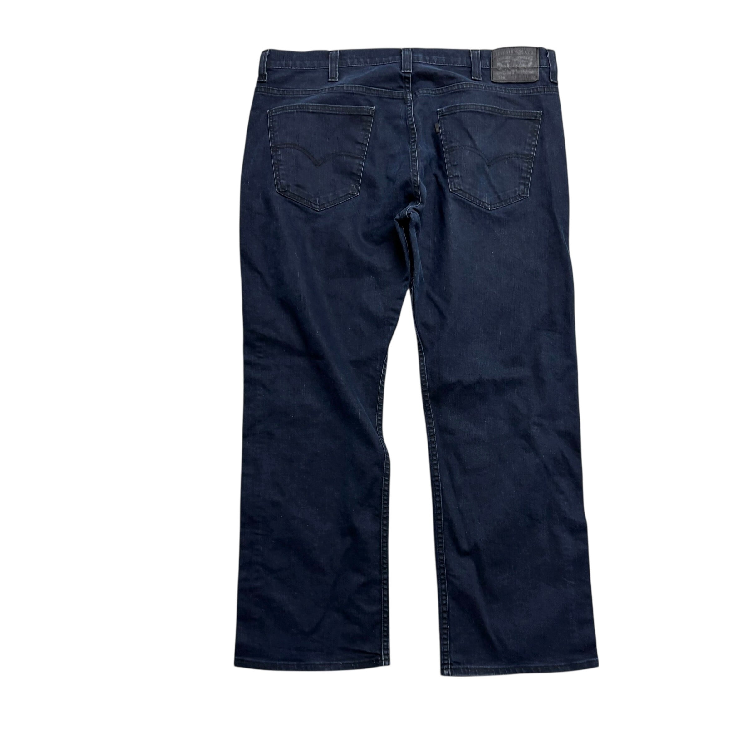Levis 569 Jeans W38 L30 Mens Navy Blue Baggy Relaxed Fit Stretch Denim