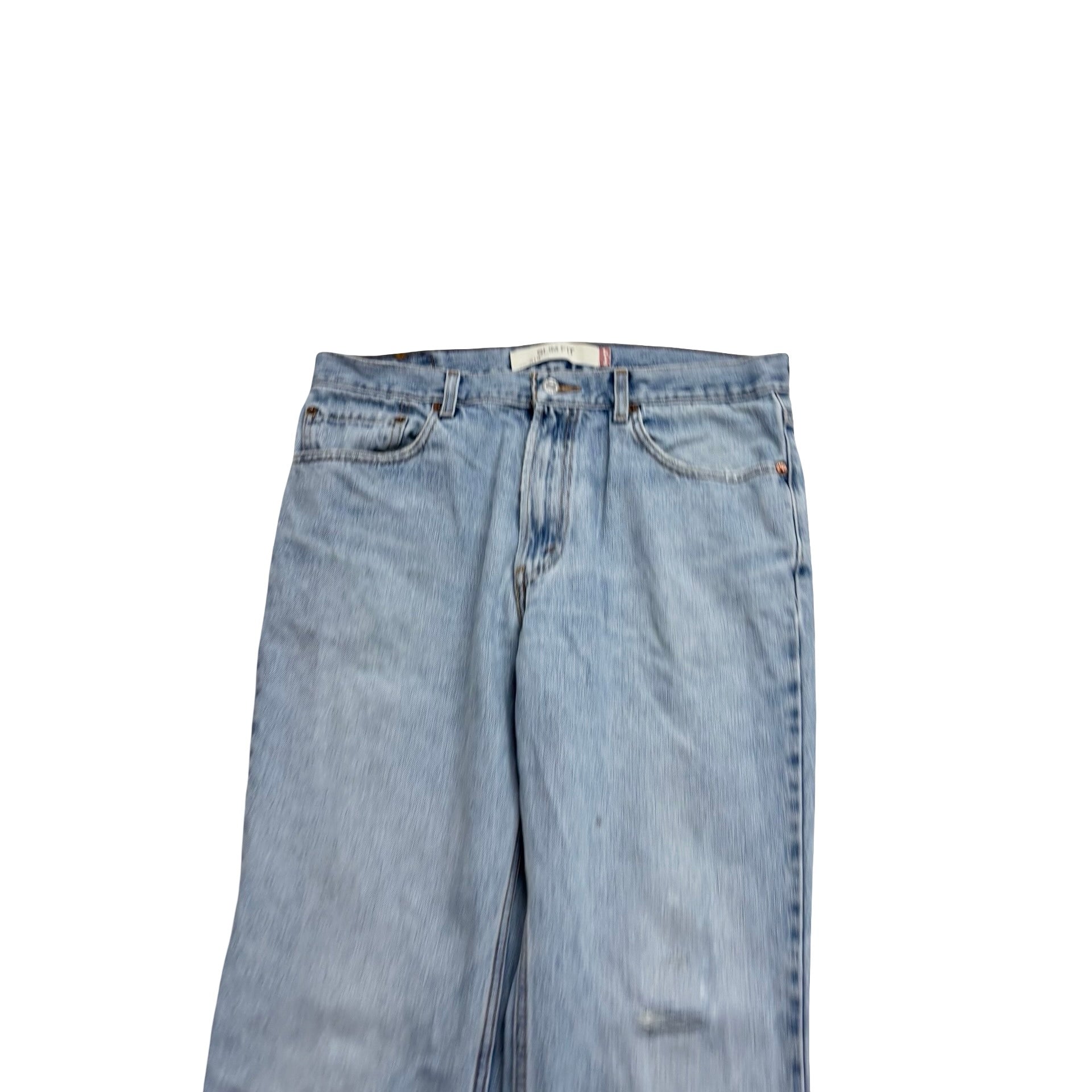 Levis 512 Jeans W34 L34 Mens Light Blue Slim Tapered Fit Vintage Denim (F)