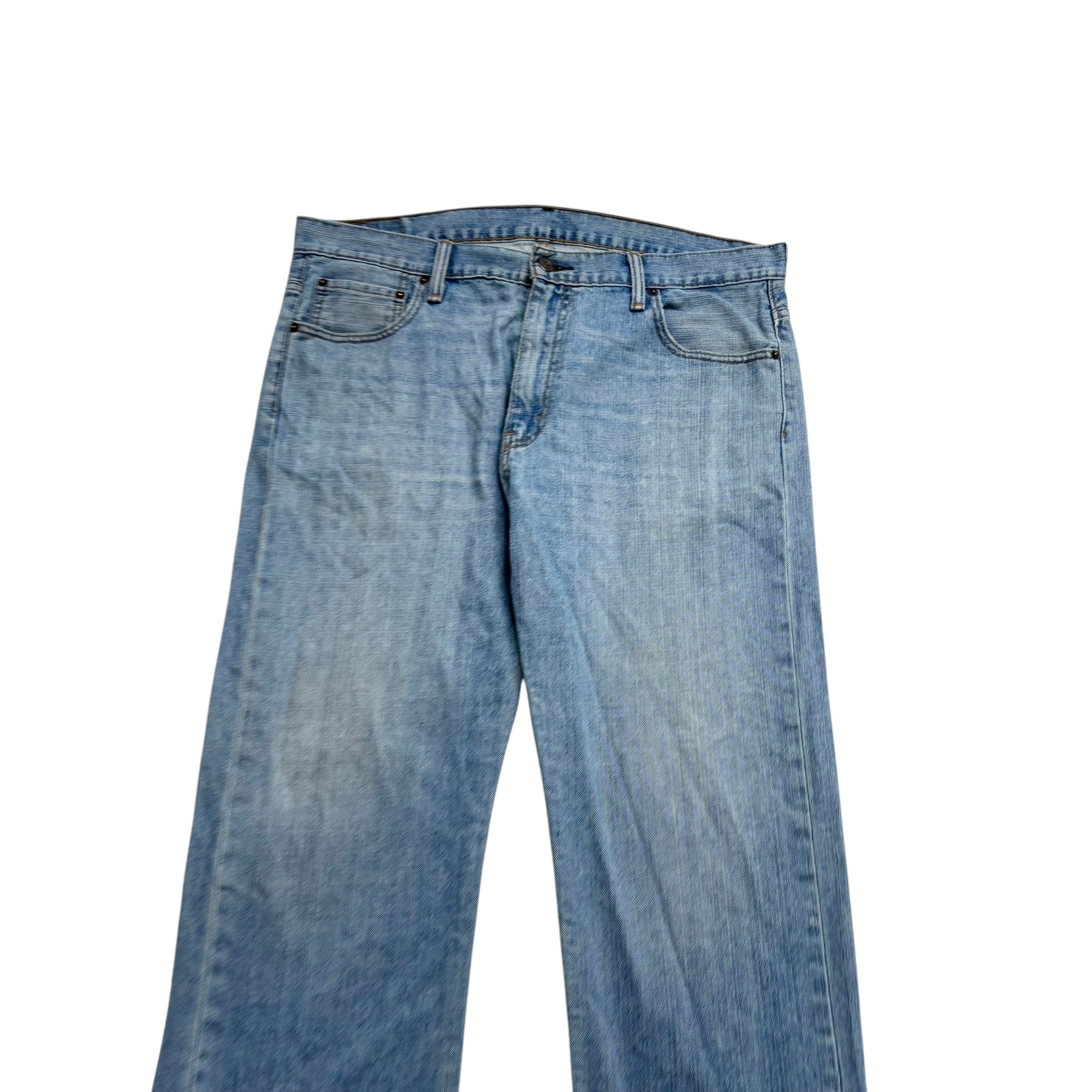 Levis 559 Jeans W36 L32 Mens Light Blue Relaxed Straight Fit Baggy Denim