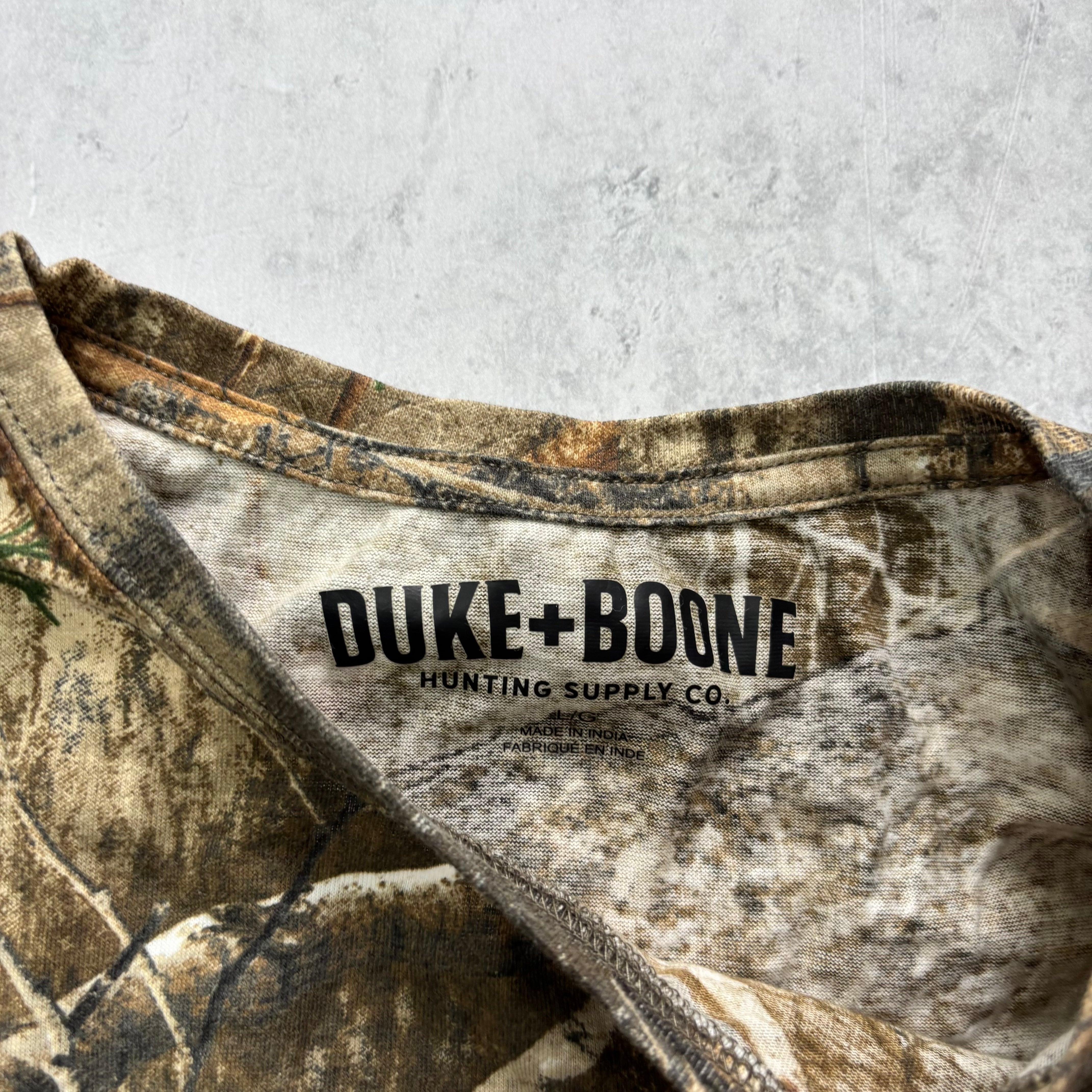 RealTree T Shirt Mens Large Camo Y2K Hunting Cotton (E)