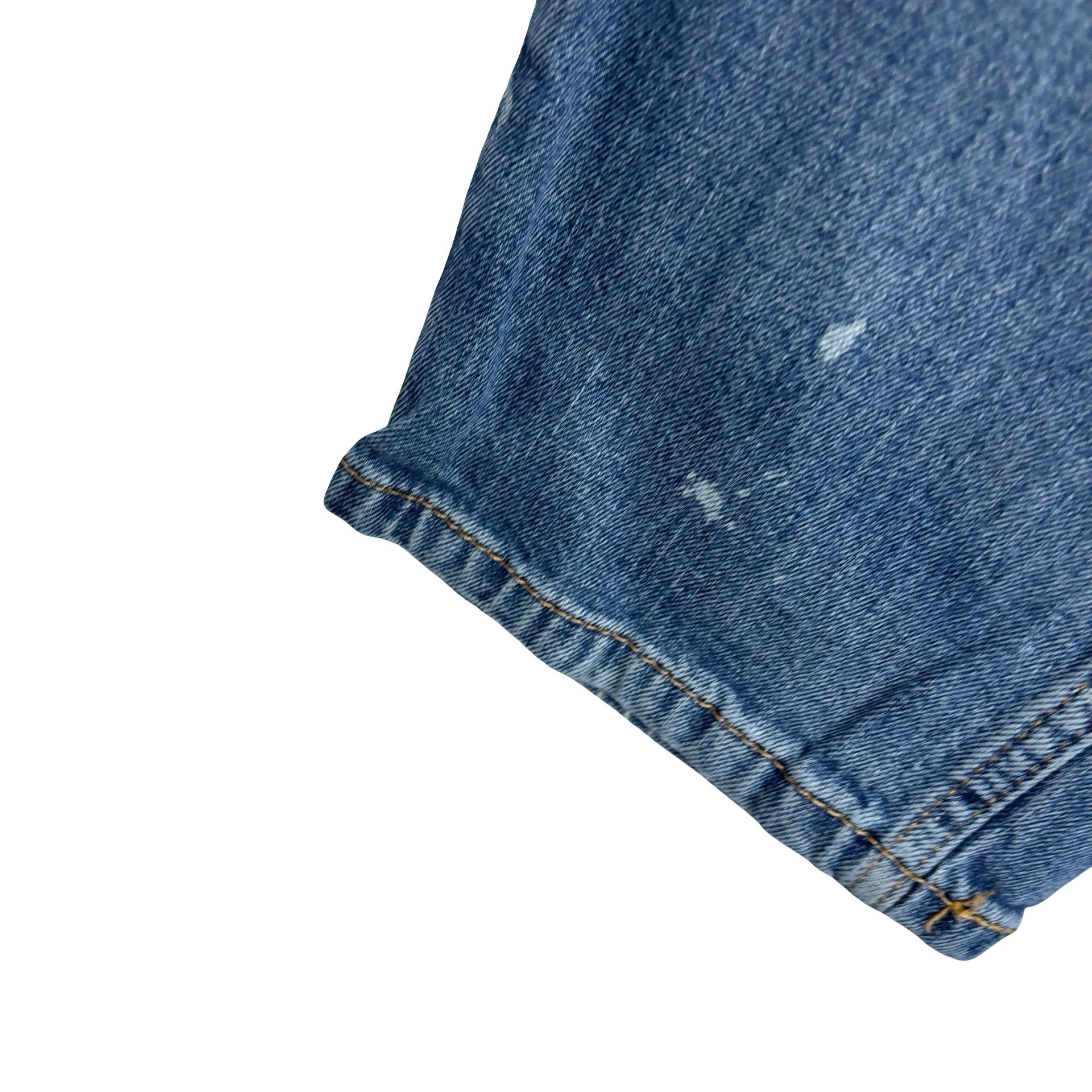 Levis 511 Jeans W34 L29 Mens Mid Blue Slim Fit Stretch Distressed Denim