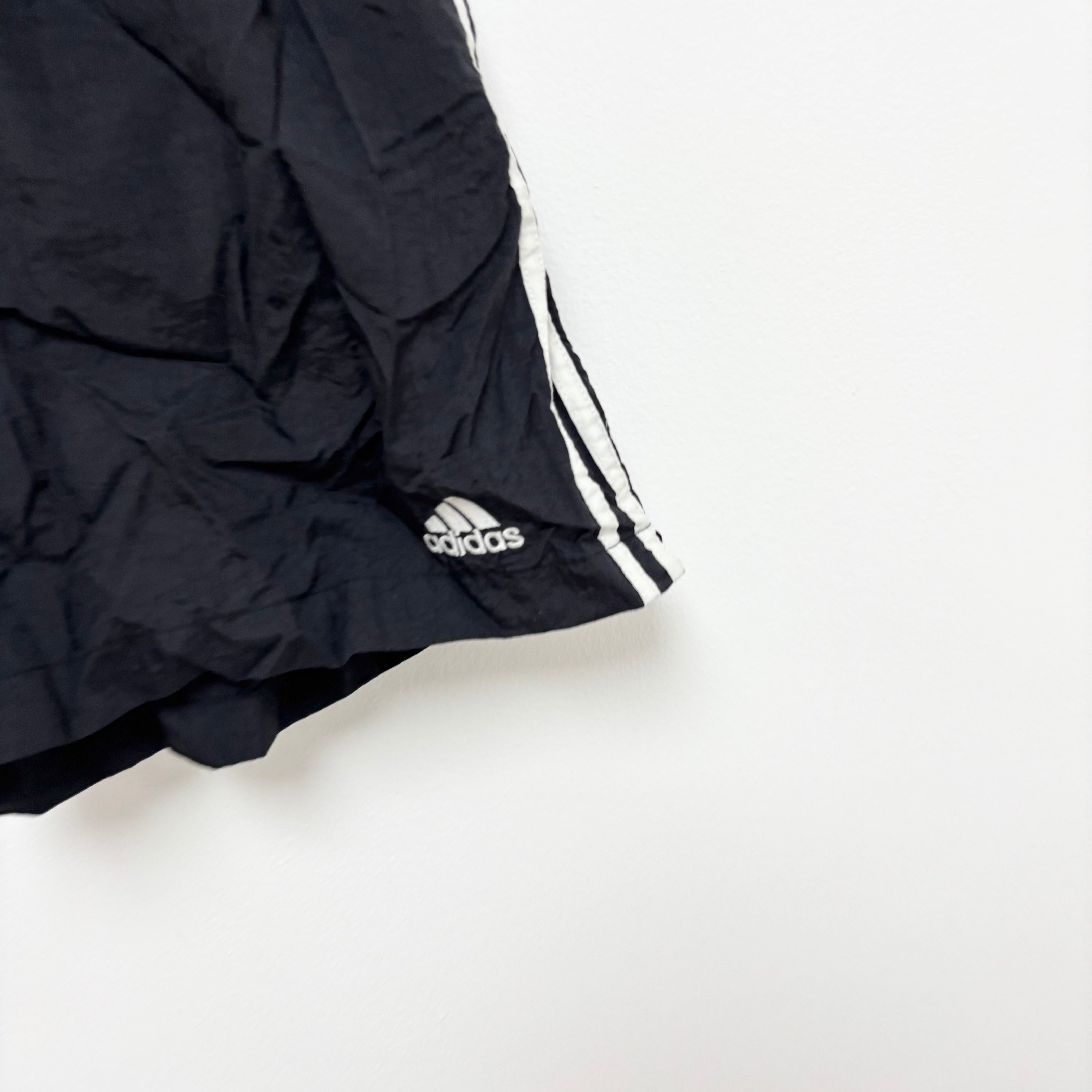 Vintage Adidas Shorts Mens Medium Black Sports Running Gym Pockets 90s