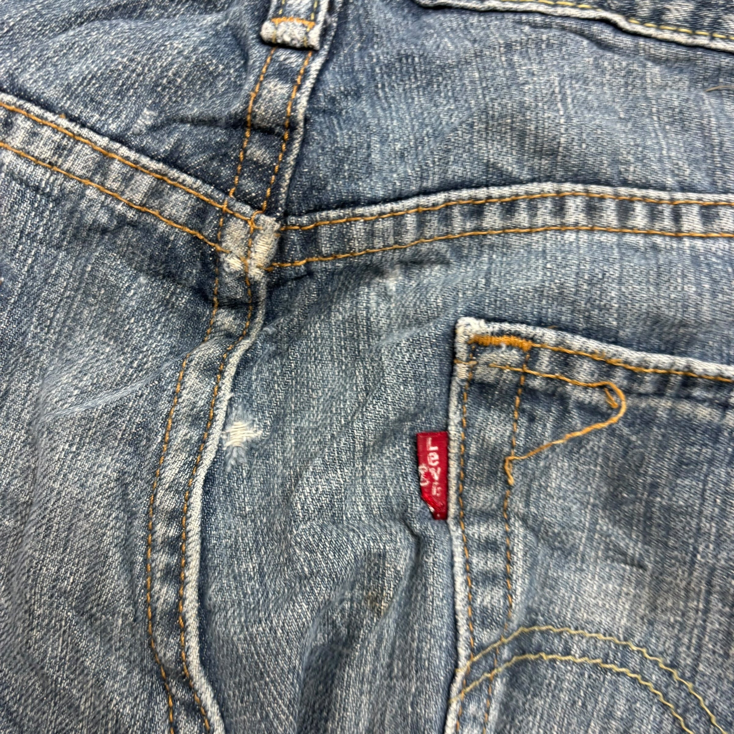 Levis 559 Jeans W34 L34 Mens Mid Blue Baggy Relaxed Straight Fit Vintage