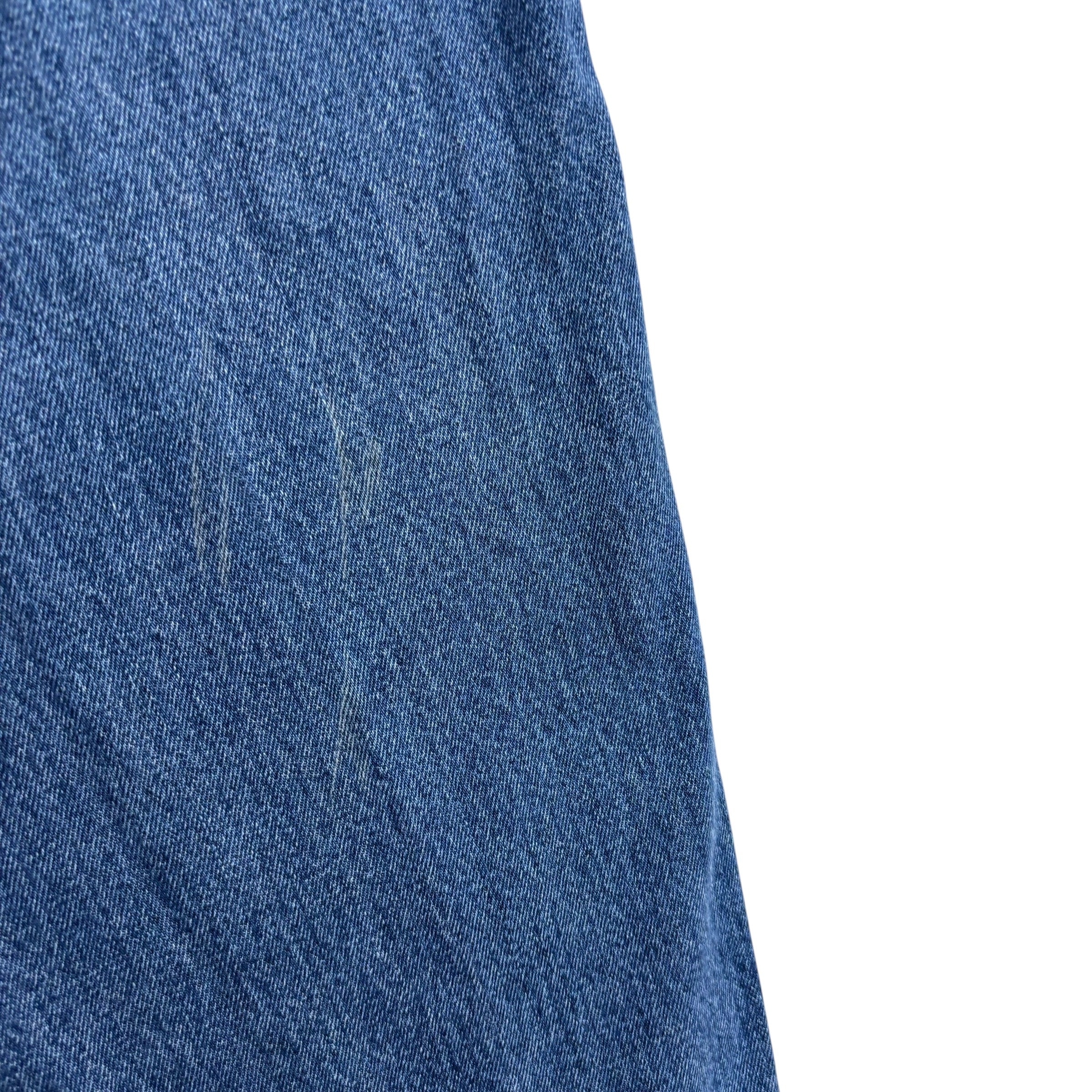 Levis 550 Jeans W46 L29 Mens Mid Blue Baggy Relaxed Straight Fit Denim