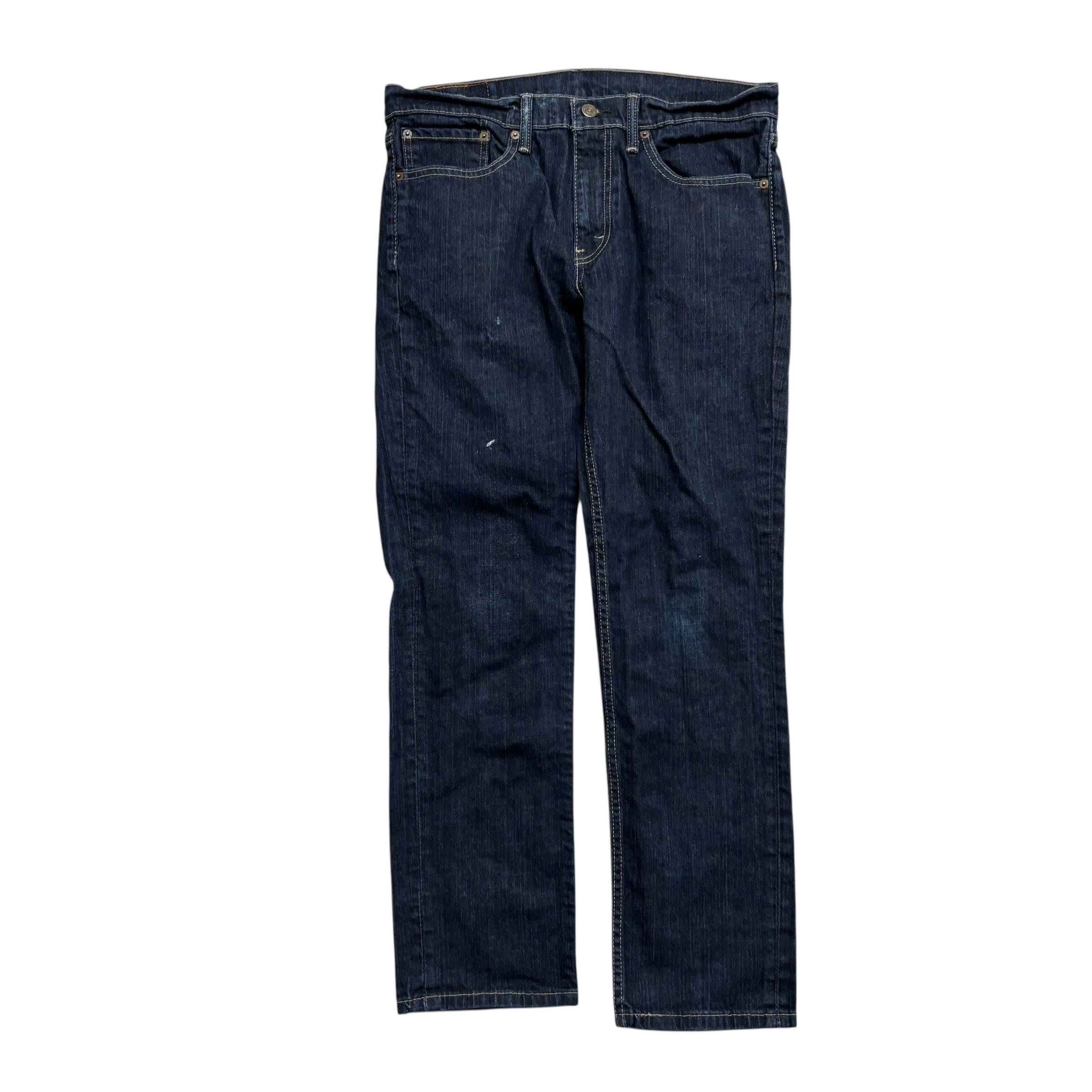 Levis 511 Jeans W33 L29 Mens Dark Blue Slim Fit Stretch Denim (F)