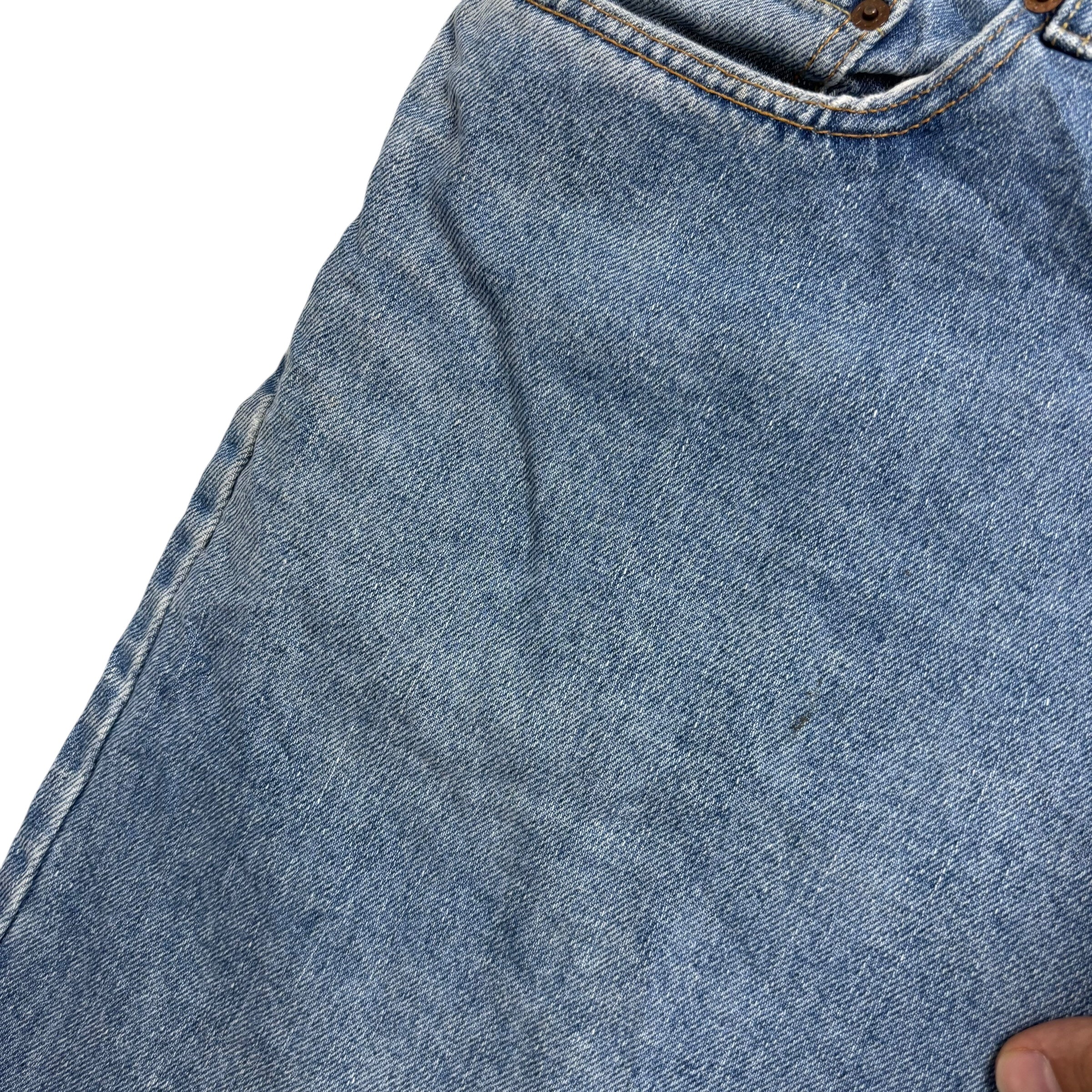 Levis 550 Jeans W46 L30 Mens Light Blue Baggy Relaxed Straight Fit Vintage Denim