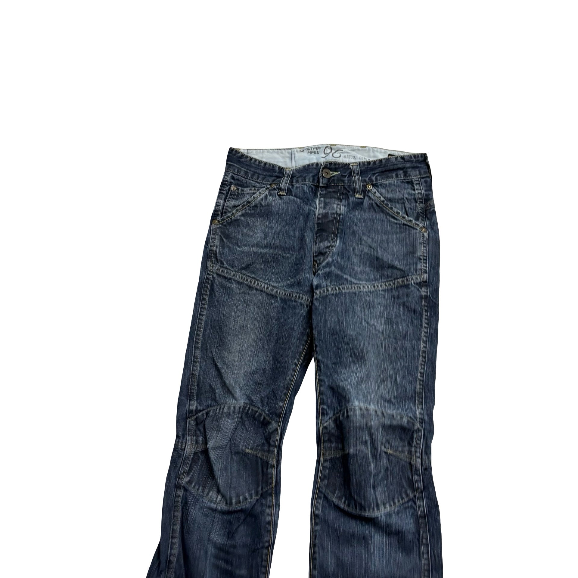 G Star  Jeans W30 L30 Mens Dark Blue Elwood Heritage Narrow Slim Fit Denim (E)