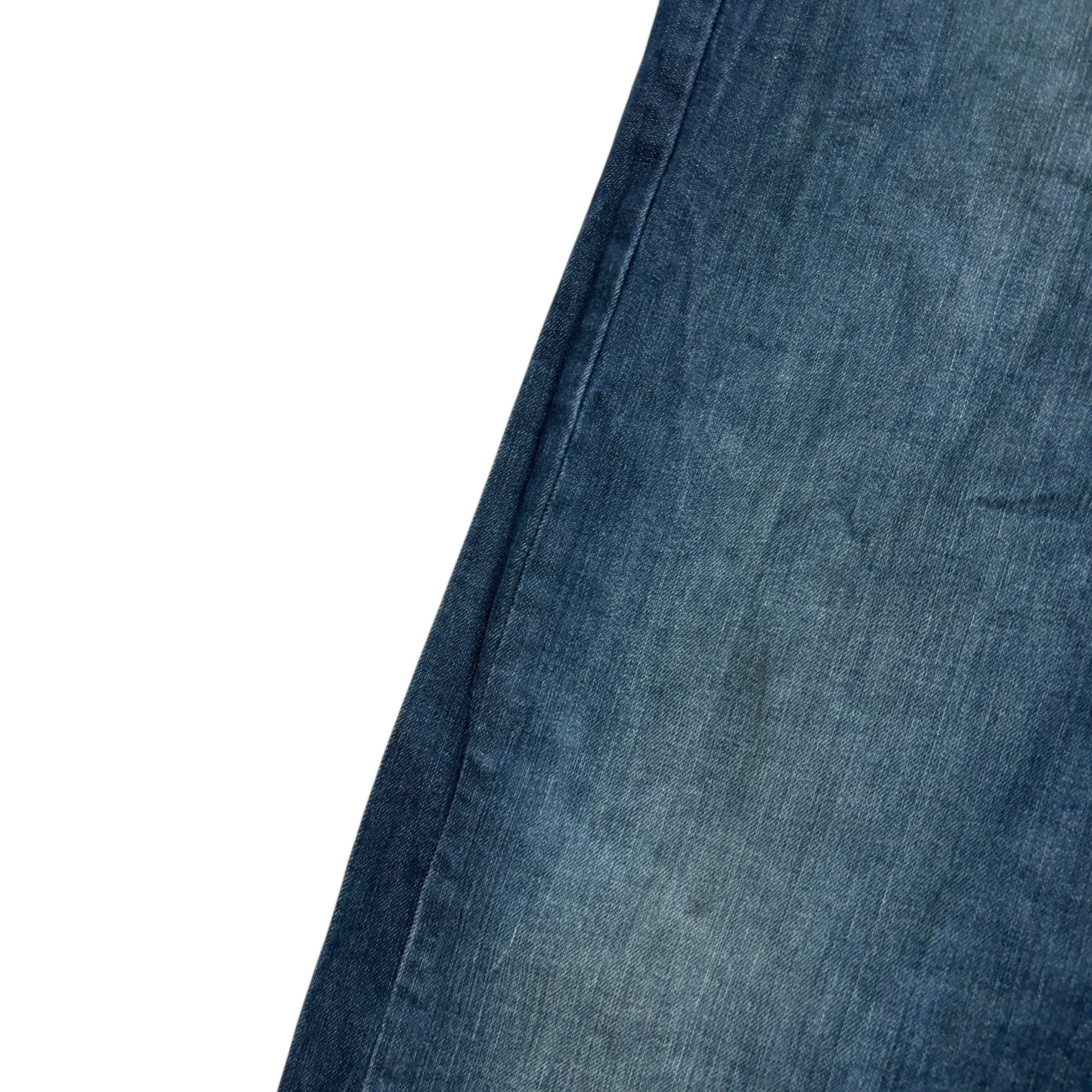 Levis 502 Jeans W42 L29 Mens Dark Blue Regular Tapered Fit Stretch Denim