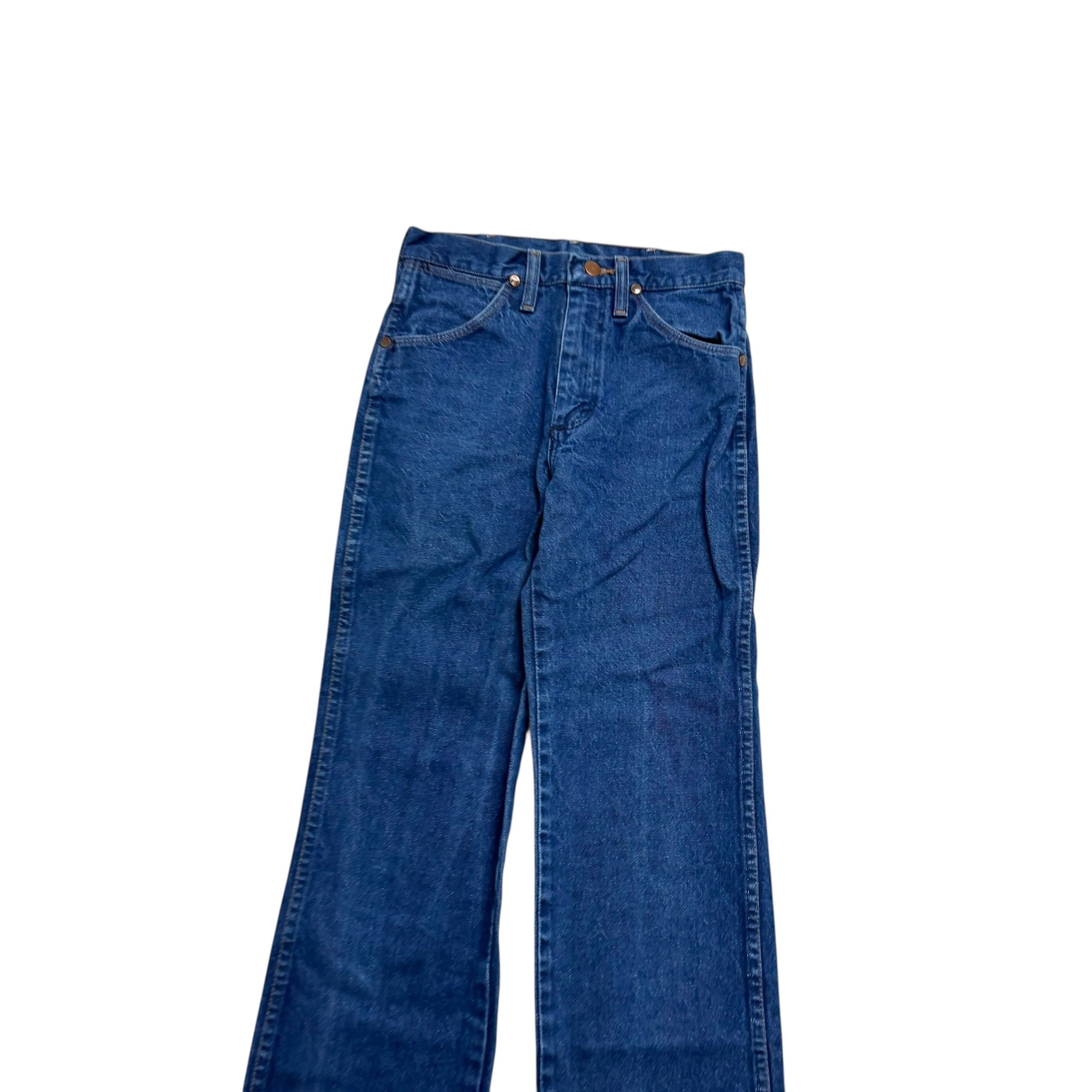 Wrangler Jeans Cowboy Cut W26 L31 Mens Mid Blue 936 Slim Fit USA Made (E)