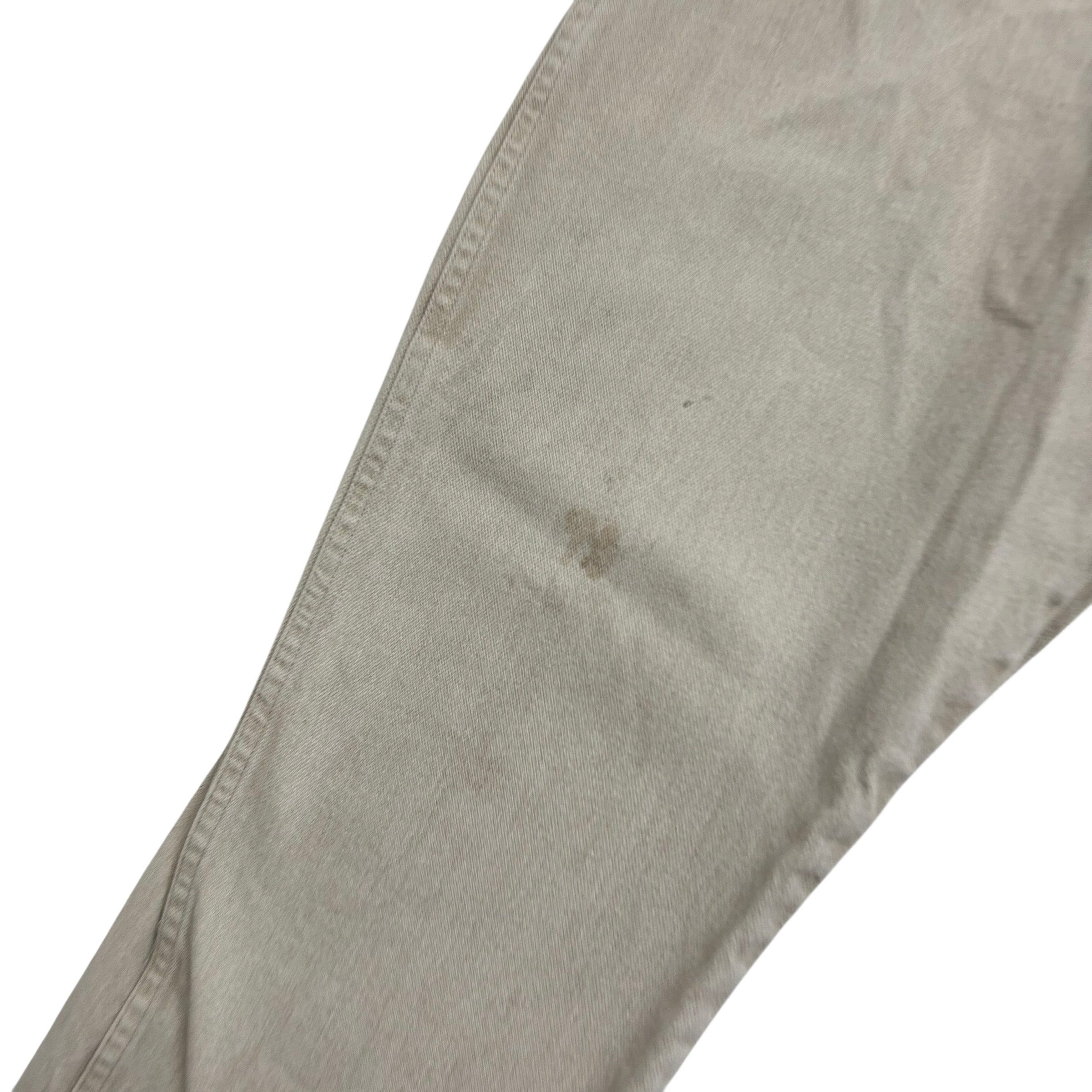 Wrangler Jeans Cowboy Cut W42 L30 Mens Cream 13MWZ Original Fit Denim (F)