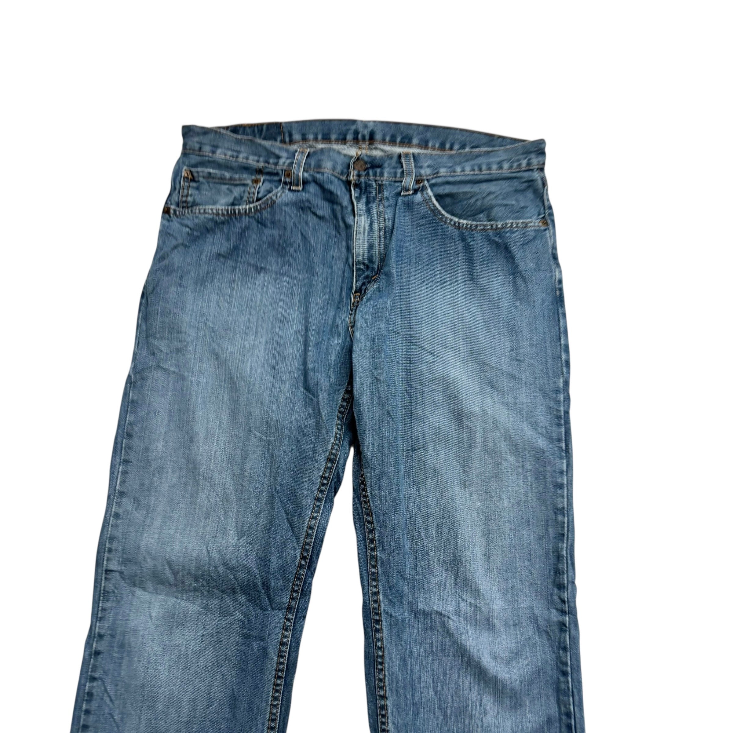 Levis 559 Jeans W34 L34 Mens Blue Relaxed Straight Fit Denim