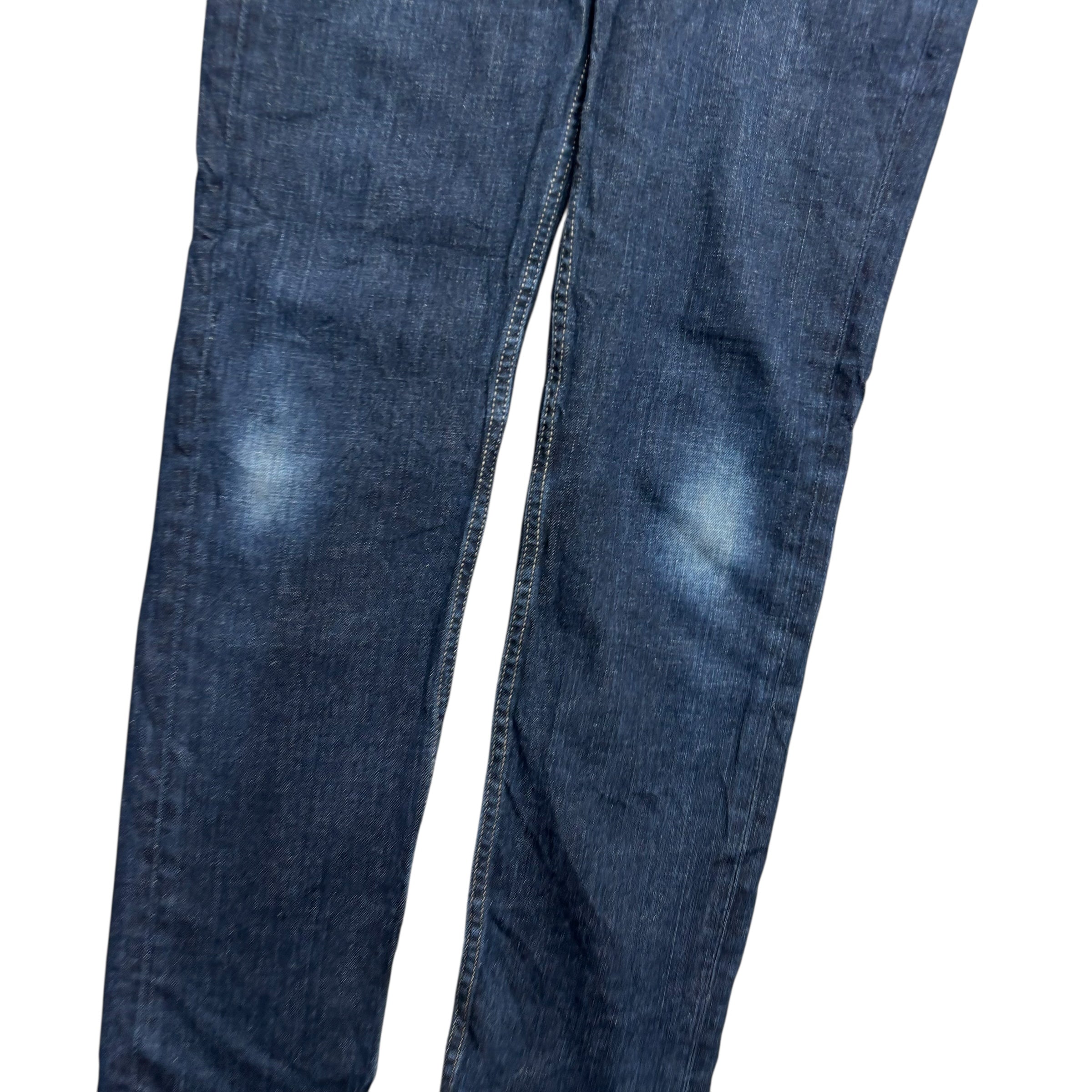Levis 511 Jeans W32 L34 Mens Dark Blue Slim Fit Stretch Denim