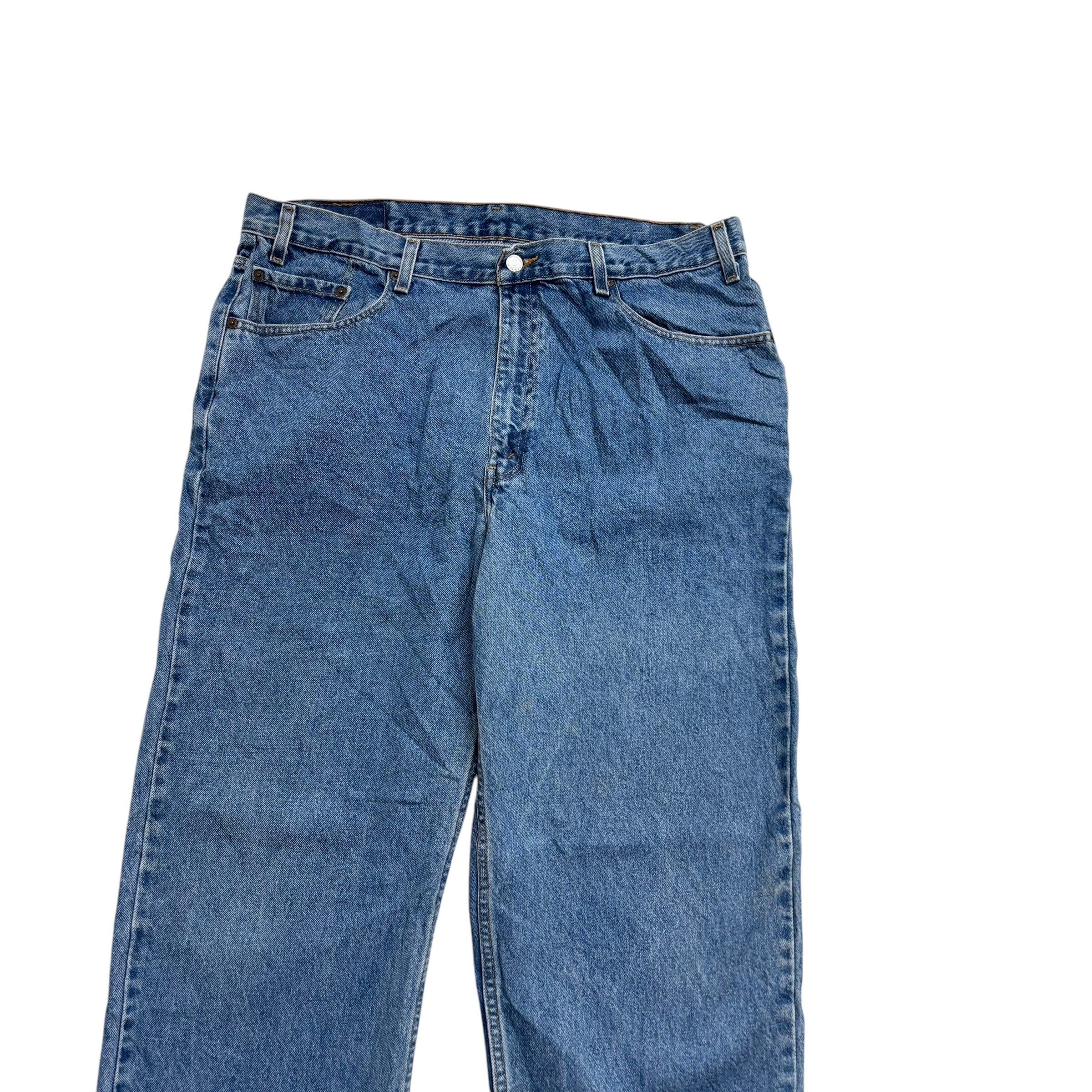 Levis Jeans W40 L32 Mens Light Blue Baggy Relaxed Straight Fit Vintage 90s Denim