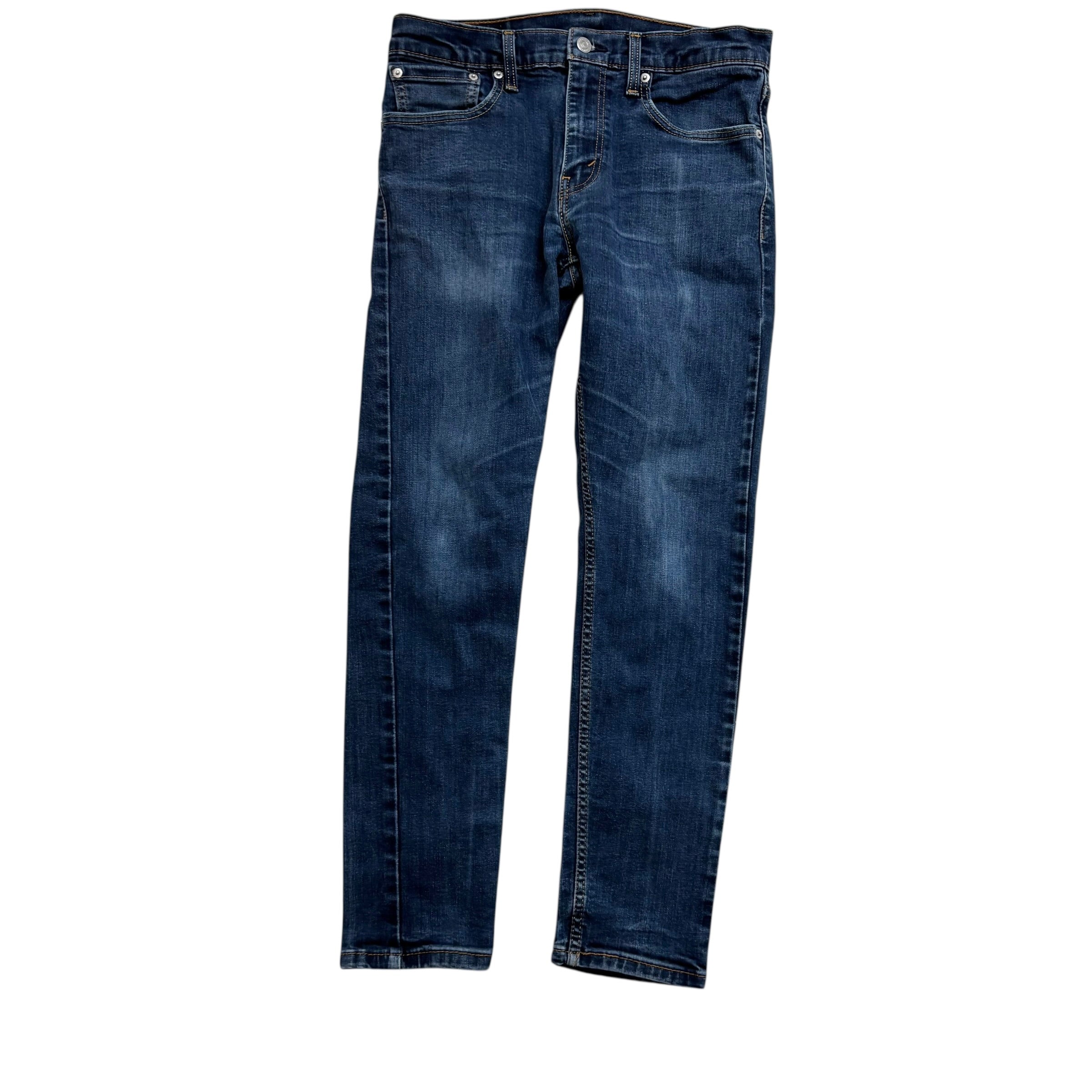 Levis 512 Jeans W32 L28 Mens Mid Blue Slim Tapered Fit Stretch Denim