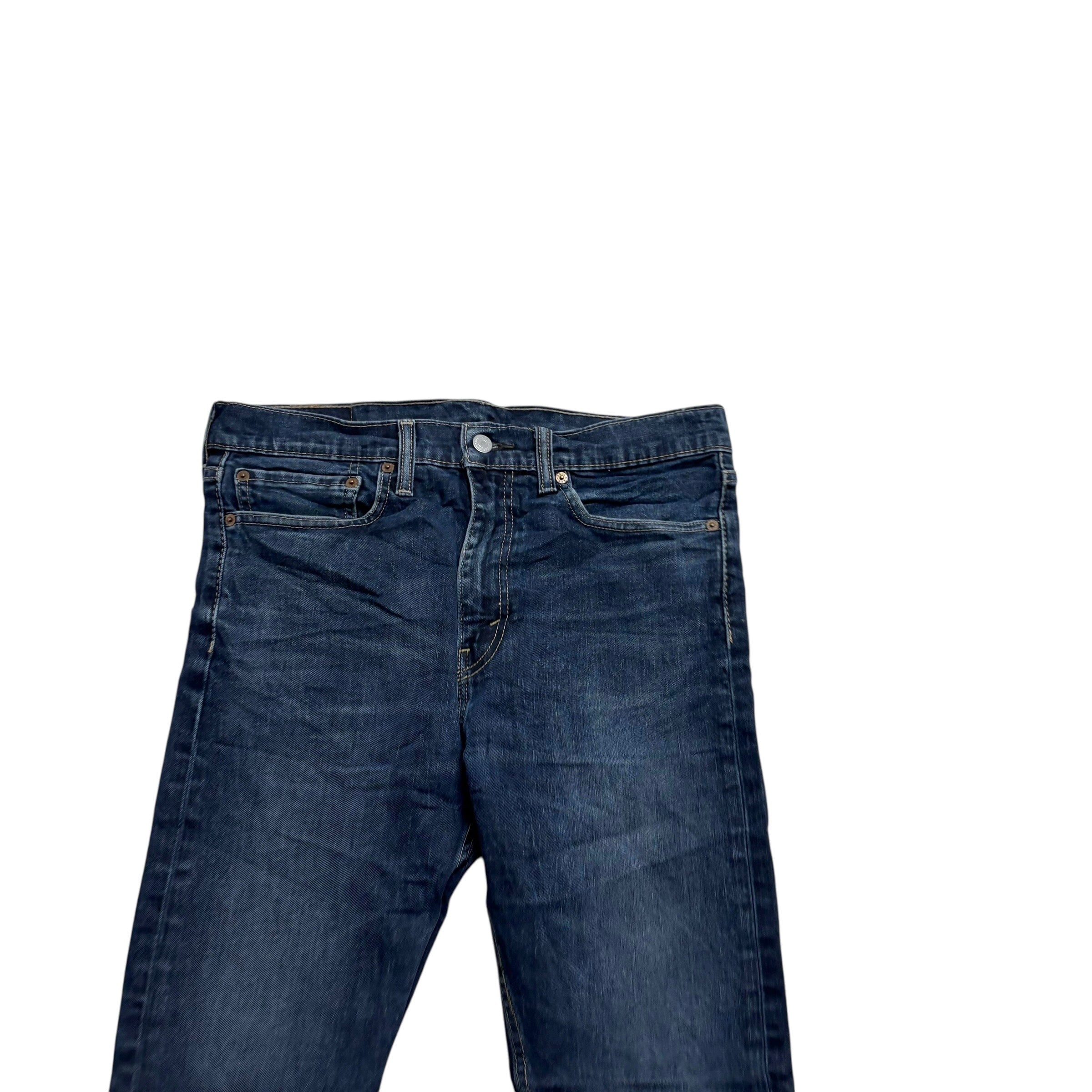 Levis 510 Jeans W34 L32 Mens Dark Blue Skinny Fit Stretch Denim