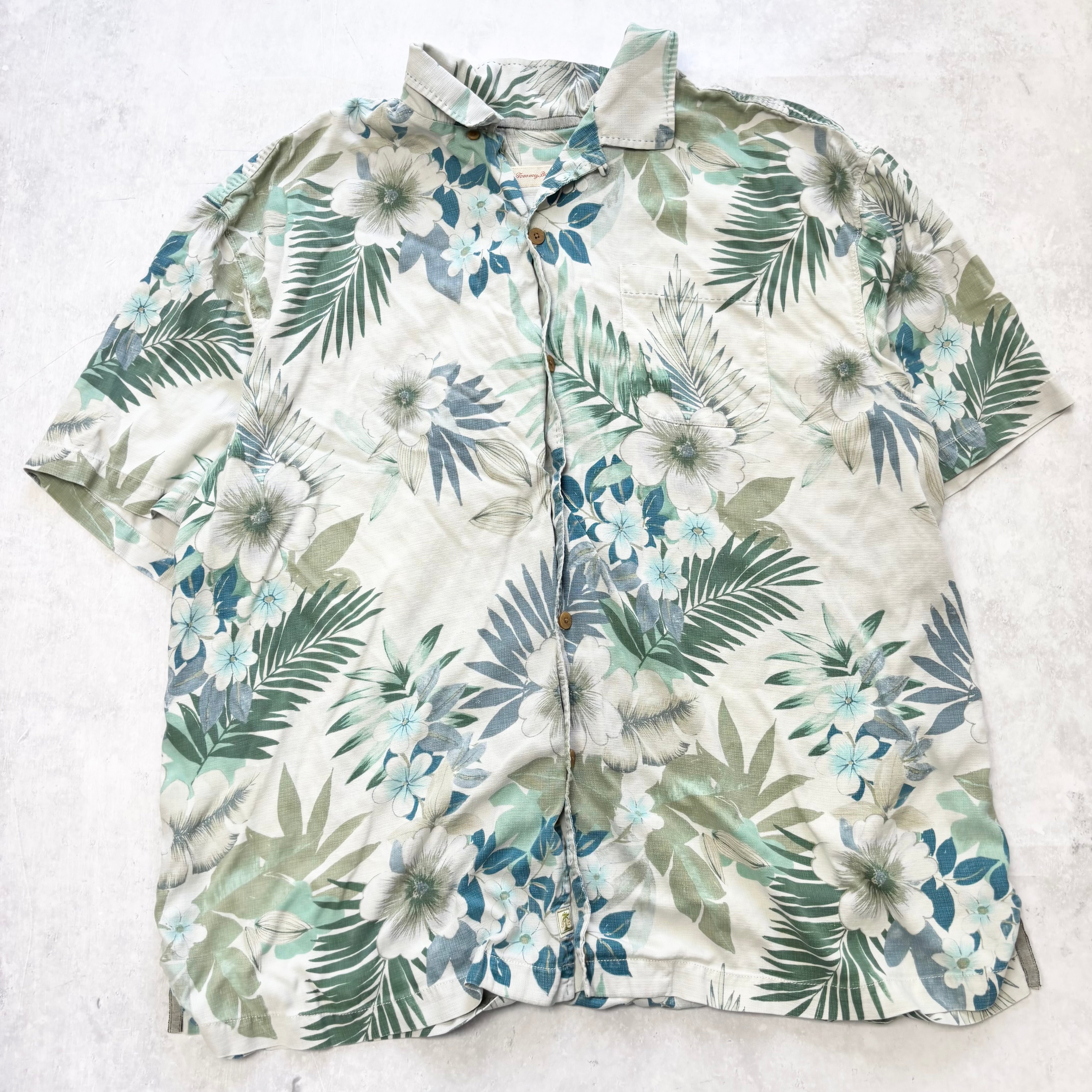 Vintage Hawaiian Shirt Mens XXL Multi Tommy Bahama Silk Floral (E)