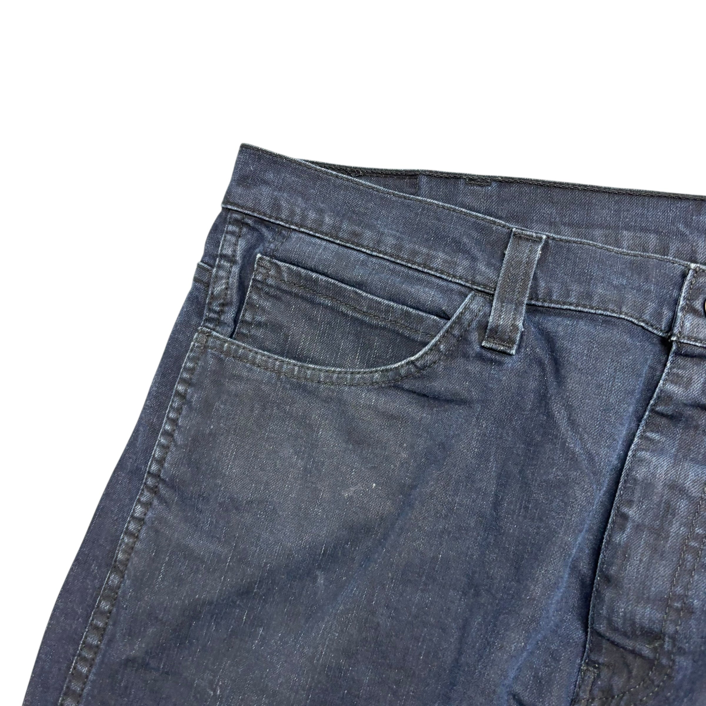 Levis 569 Jeans W38 L30 Mens Navy Blue Baggy Relaxed Fit Stretch Denim