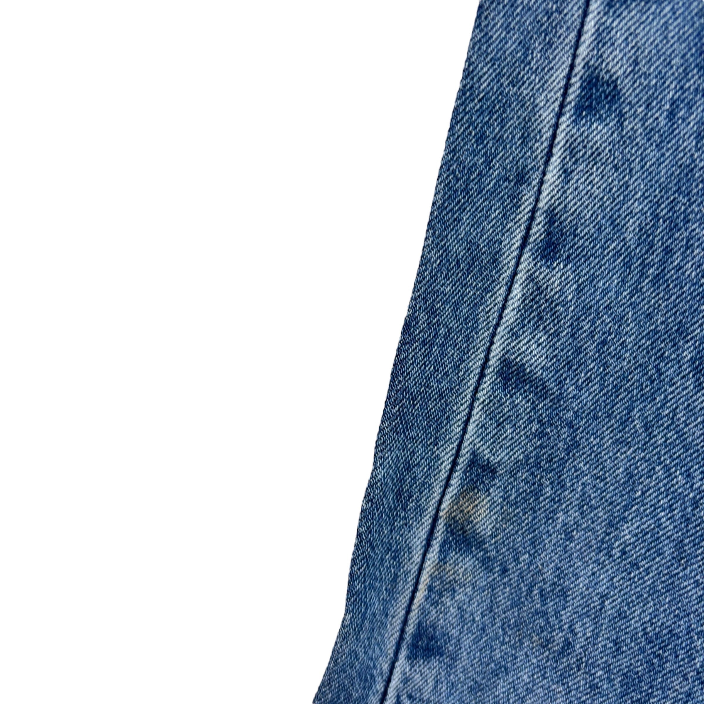 Levis 505 Jeans W38 L30 Mens Mid Blue Regular Straight Fit Denim