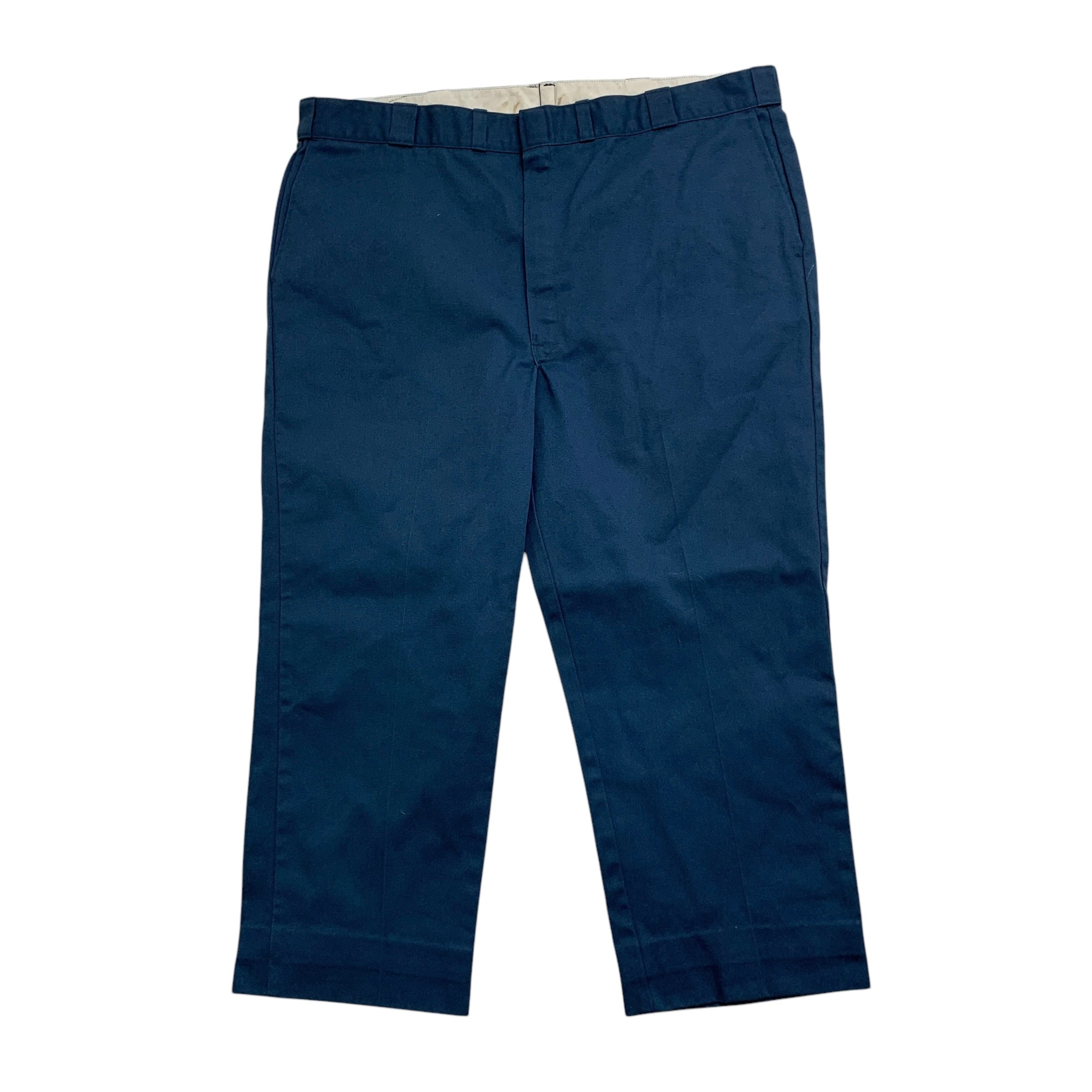 Dickies 874 Trousers W46 L28 Mens Blue Pants Original Straight Fit Workwear