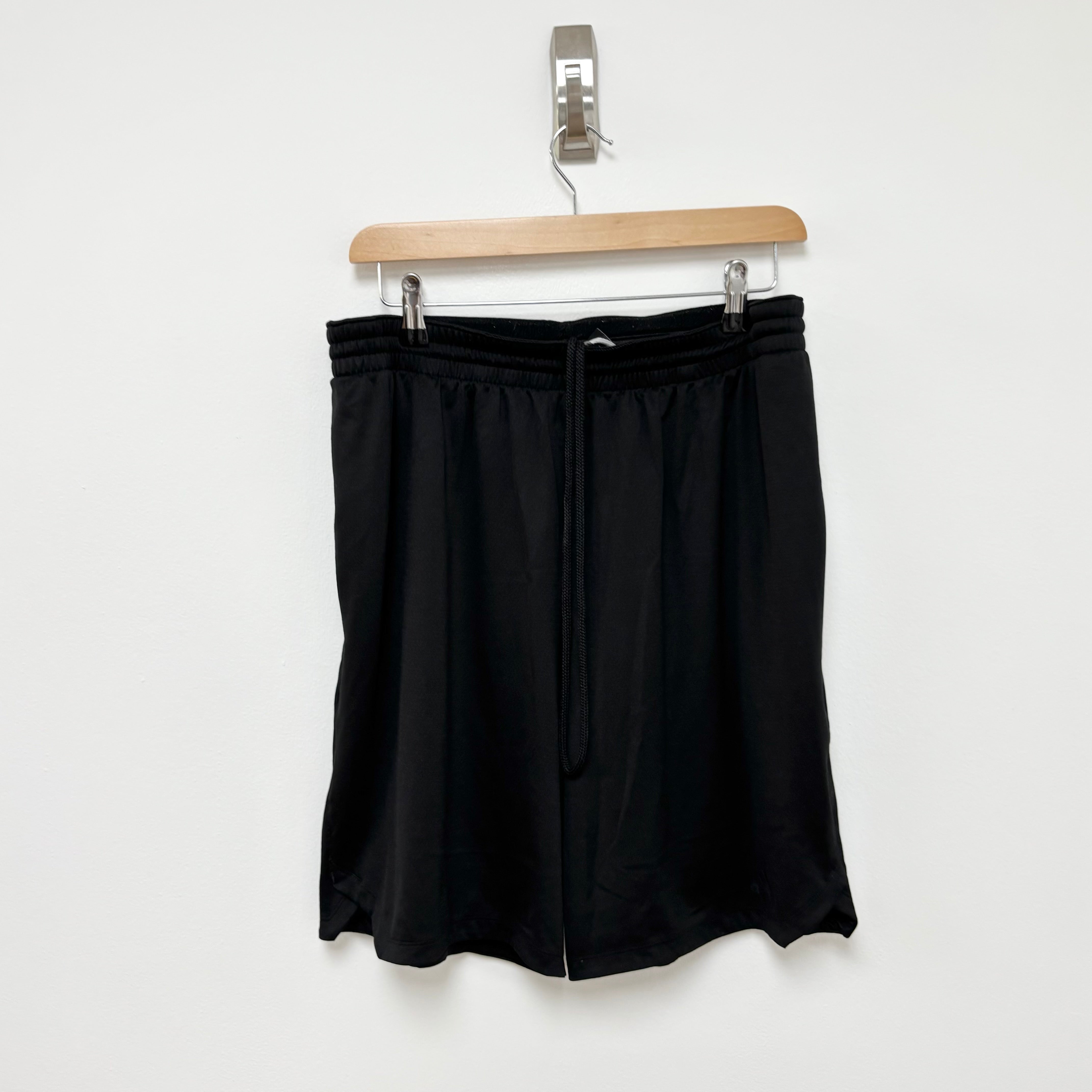 Adidas Shorts Mens Large Black Sports Running Gym Athletic Pockets (E)