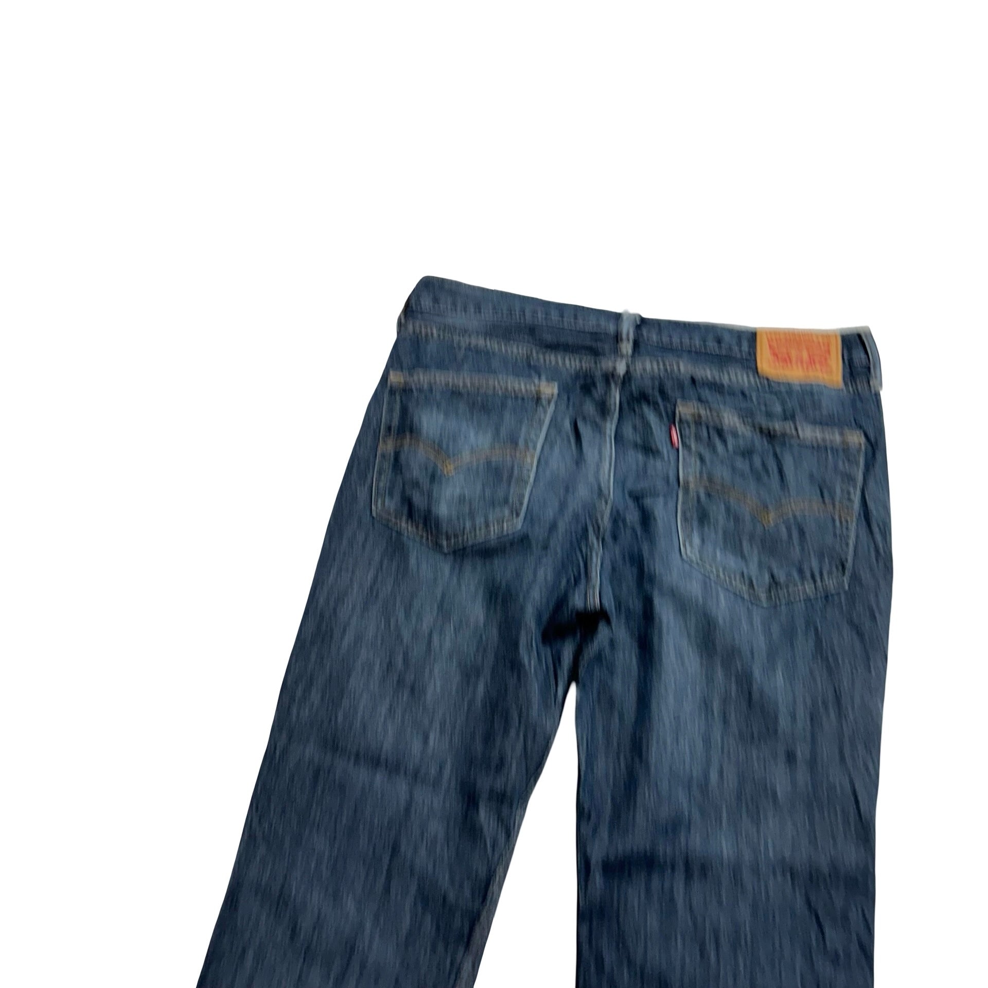 Levis 514 Jeans W36 L30 Mens Dark Blue Regular Straight Fit Denim