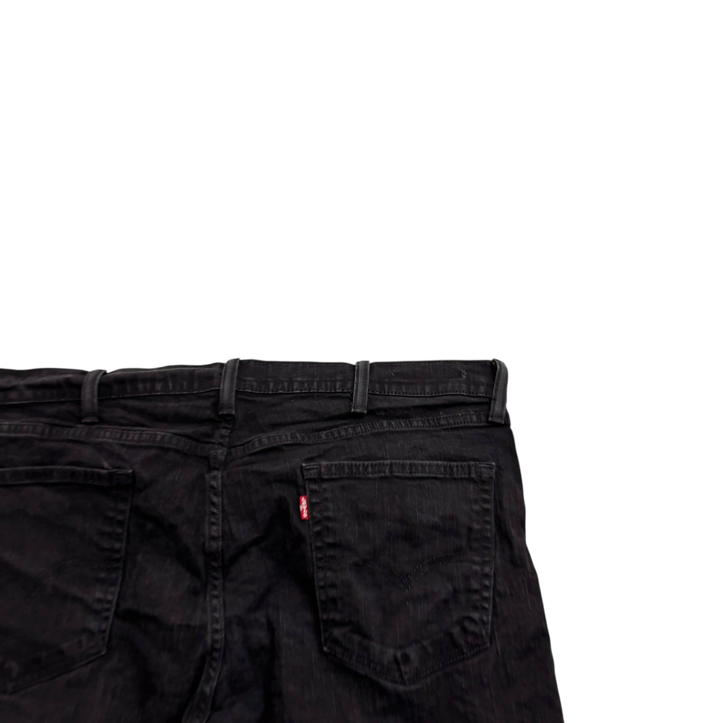 Levis 559 Jeans W40 L29 Mens Black Baggy Relaxed Straight Fit Stretch Denim