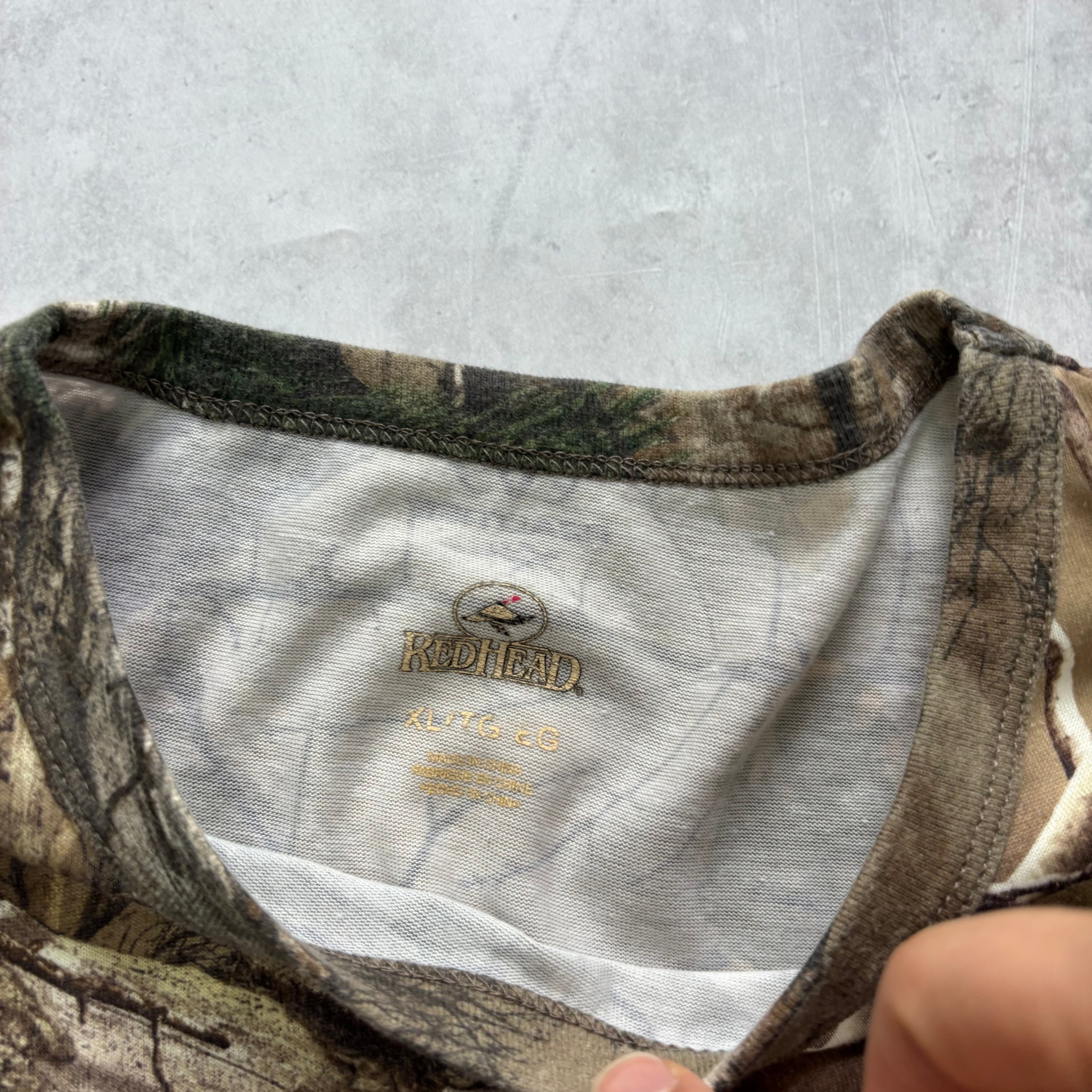 RealTree T Shirt Mens Large Camo Y2K Hunting Long Sleeve (E)