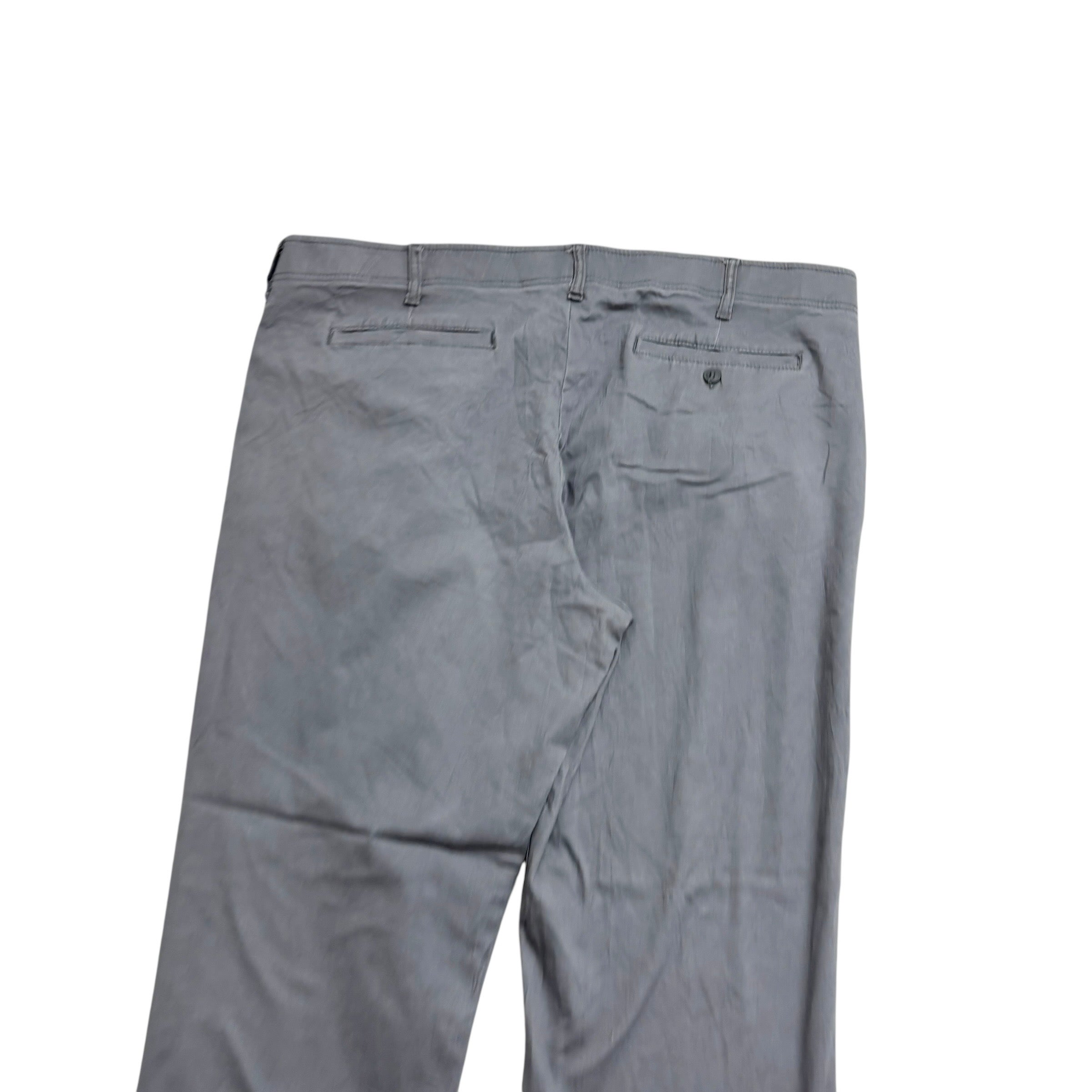 Lee Trousers W42 L30 Mens Grey Slim Straight Fit Stretch Pants (E)