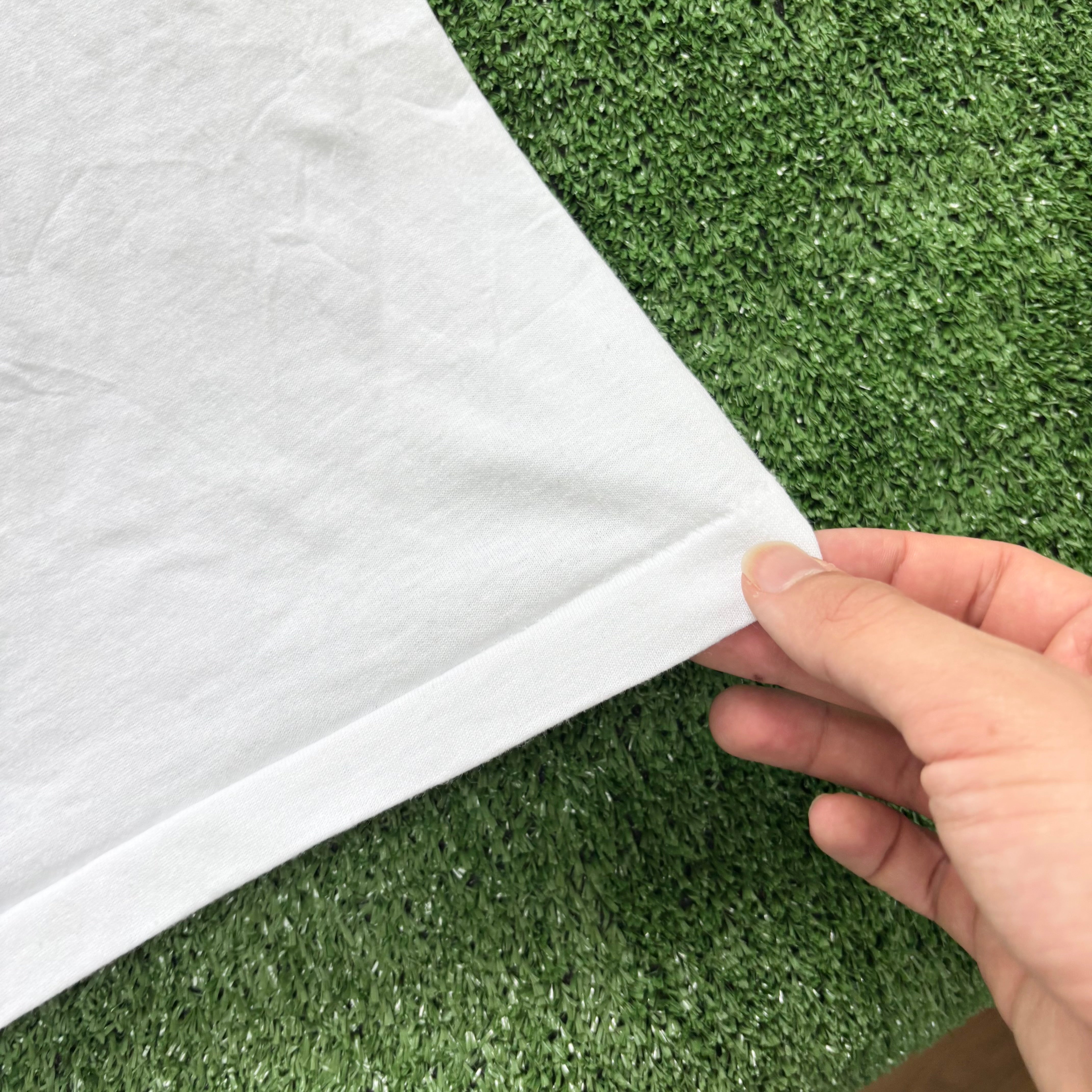 Vintage T Shirt Mens Large White Single Stitch Graphic Print 90s USA (E)