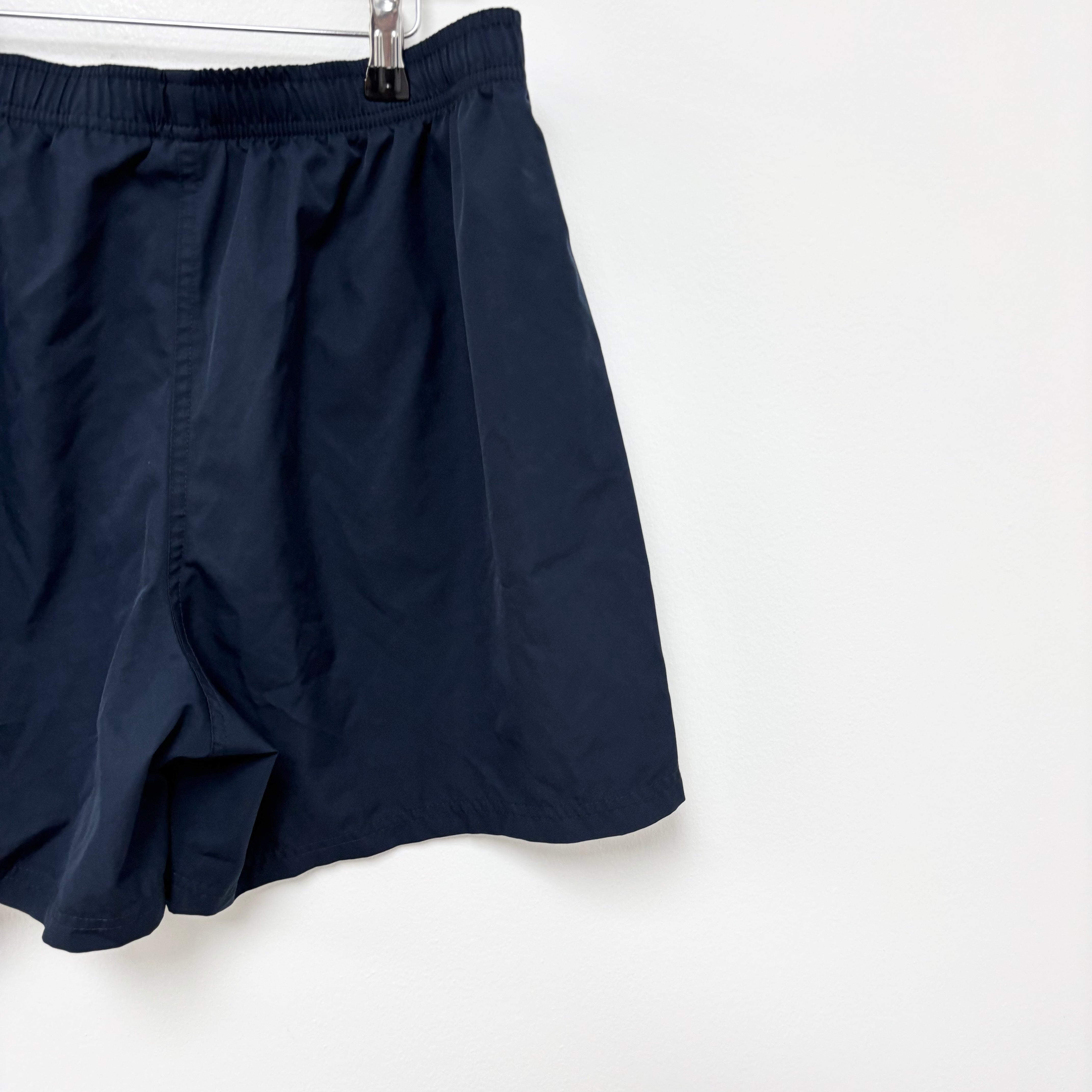 Nike Shorts Womens XL Navy Blue Vintage Running Sports Gym Athletic (E)