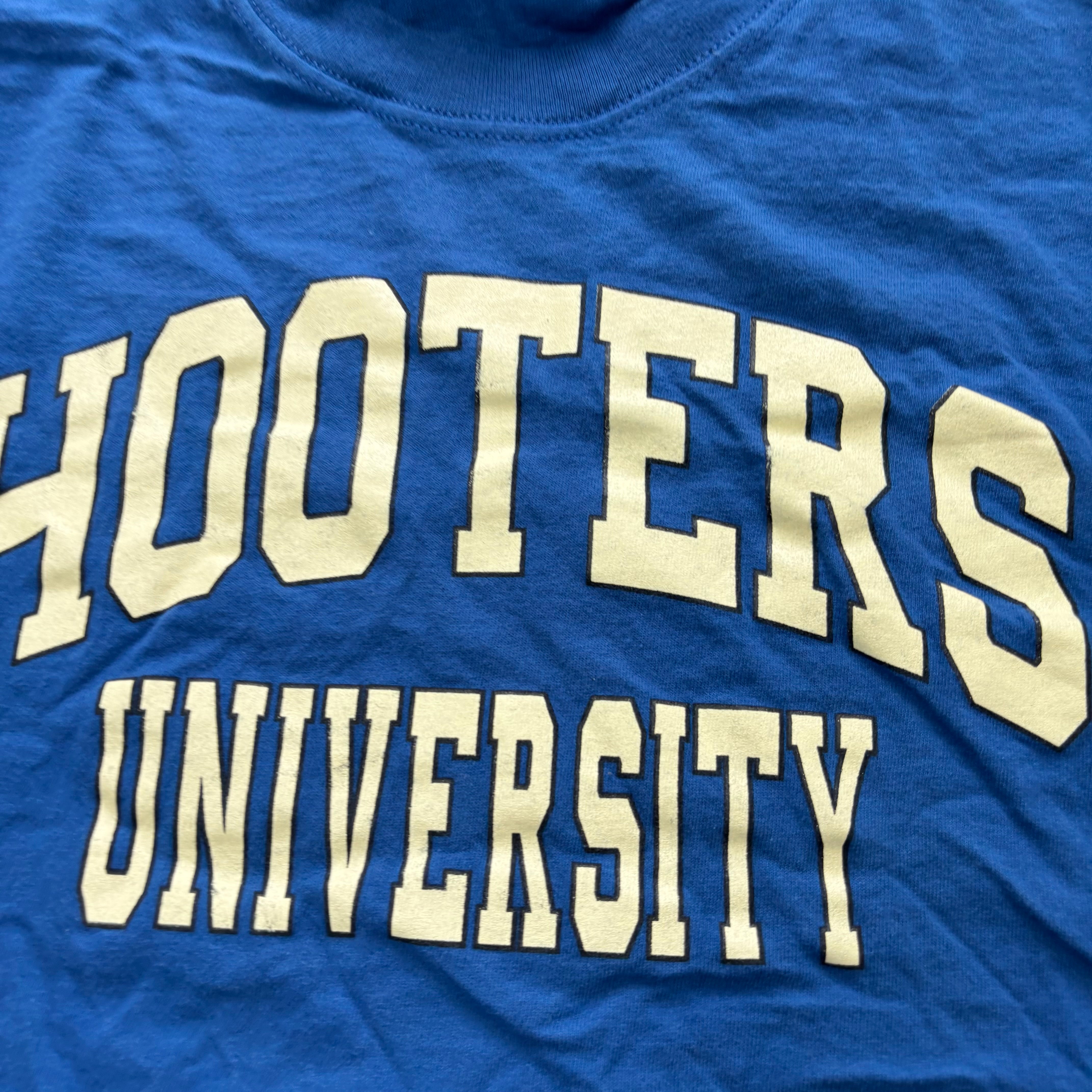 Vintage T Shirt Mens XL Blue Single Stitch Graphic Print 90s College USA (E)