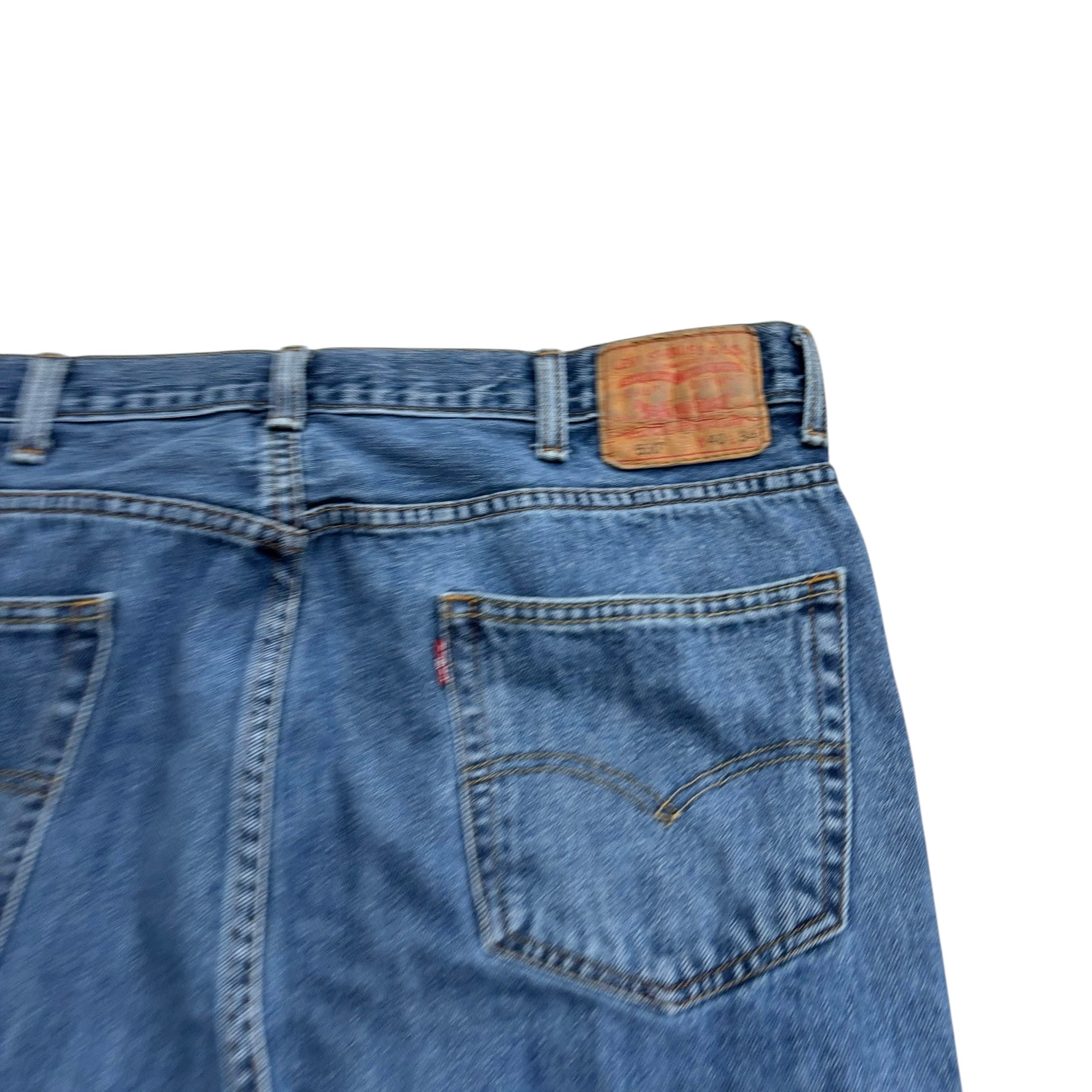 Levis 550 Jeans W38 L34 Mens Mid Blue Baggy Relaxed Straight Fit Vintage Denim