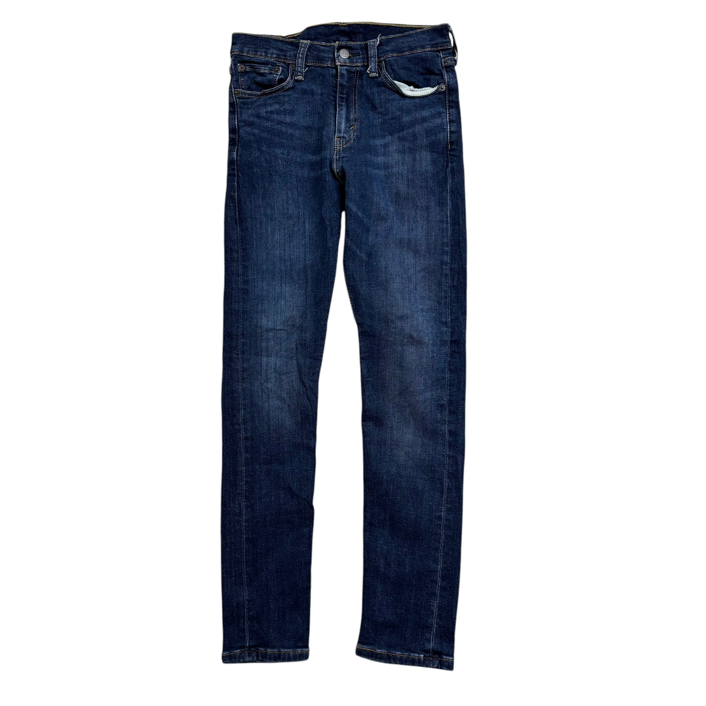 Levis 510 Jeans W29 L31 Mens Dark Blue Skinny Fit Stretch Denim (E)