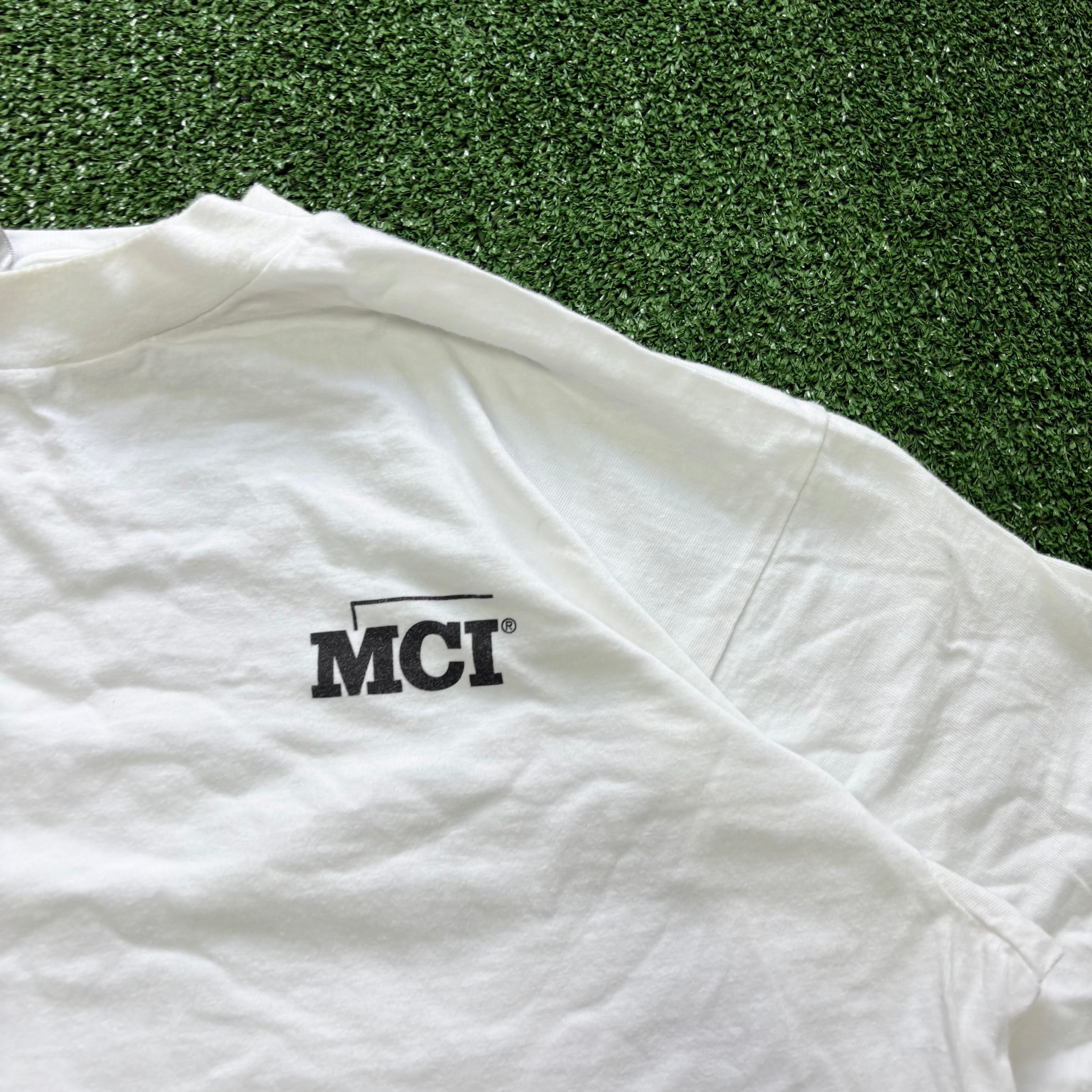 Vintage T Shirt Mens XL White Single Stitch Graphic Print 90s USA (F)