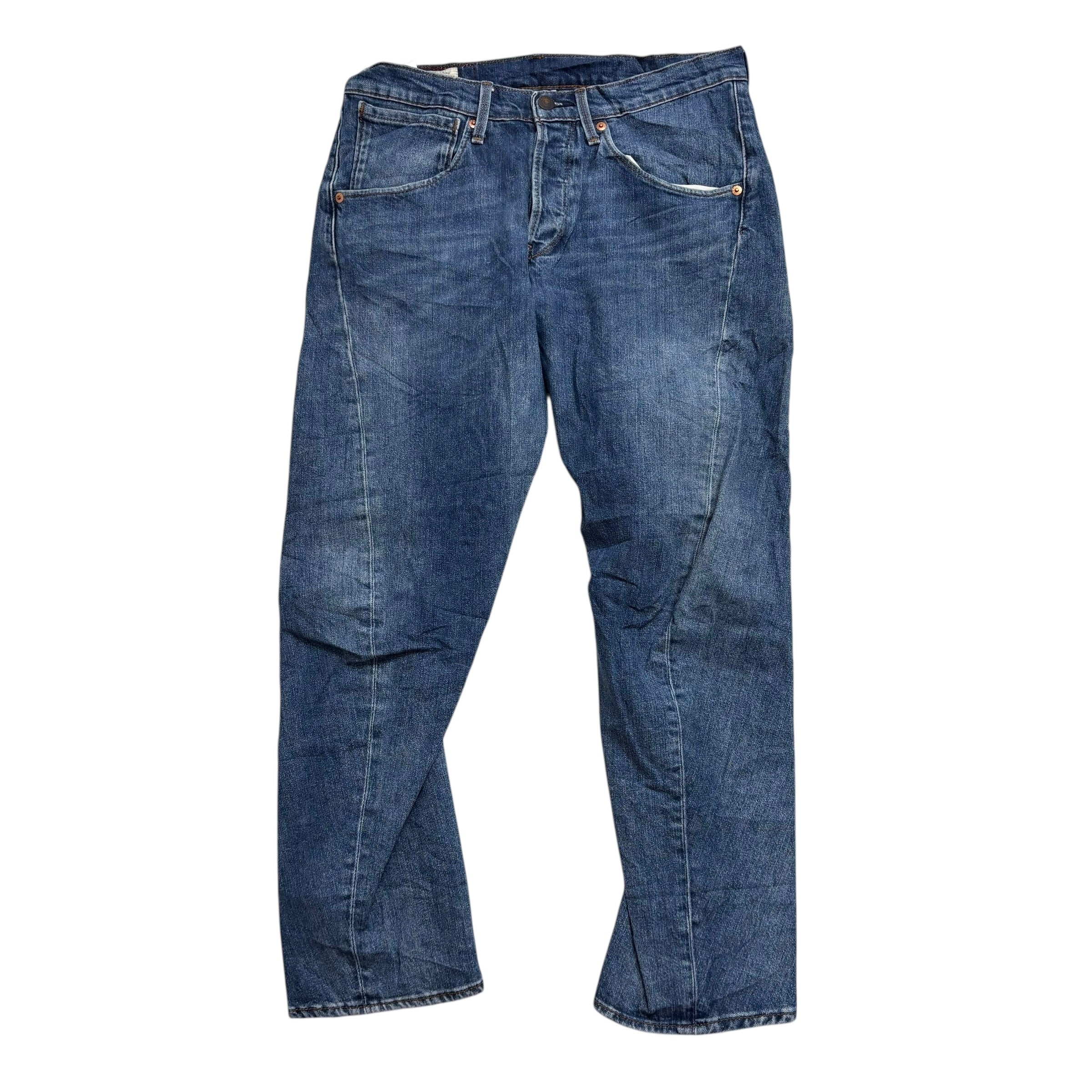 Levis 541 Engineered Jeans W30 L28 Mens Mid Blue Twisted Athletic Taper Stretch (E)