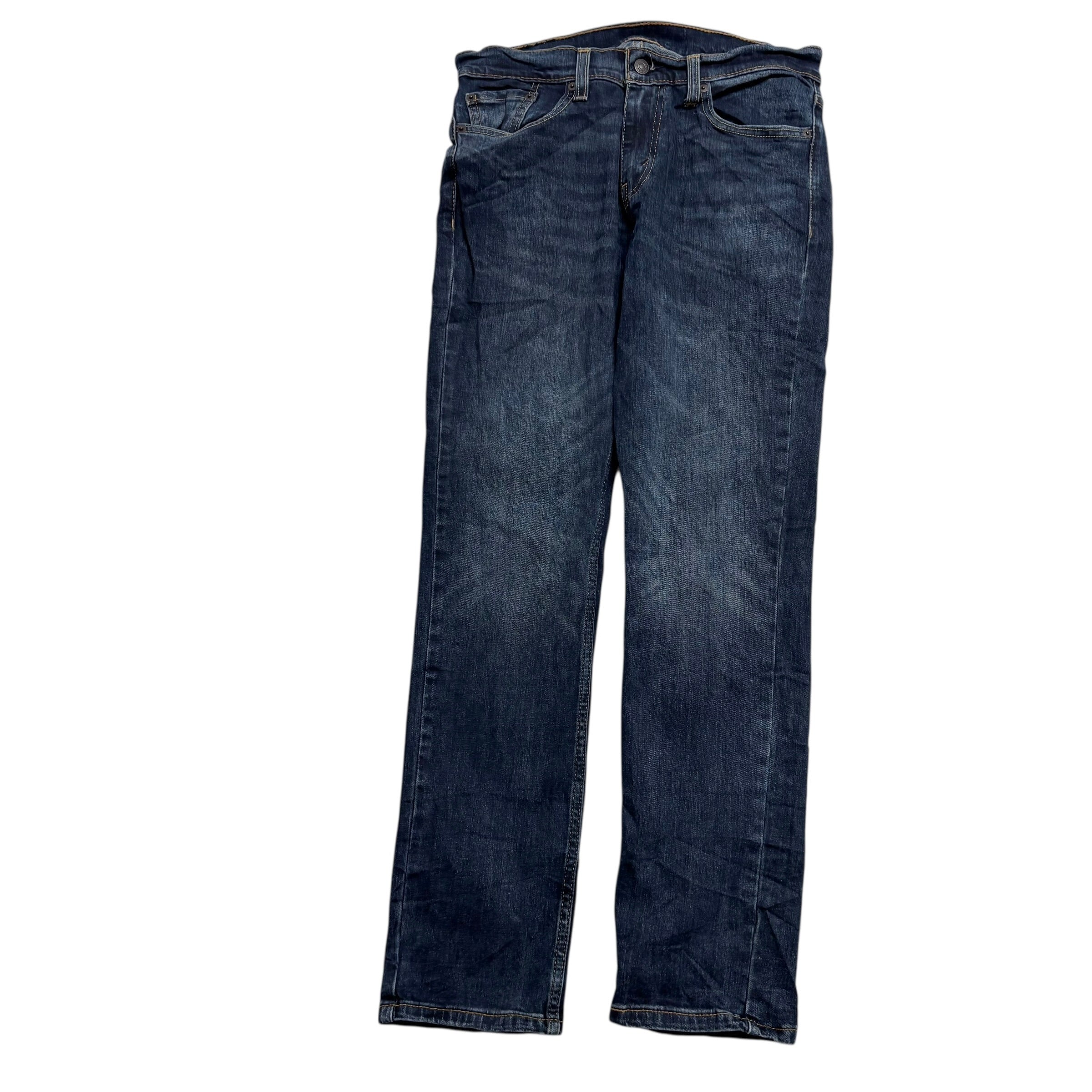 Levis 511 Jeans W30 L30 Mens Dark Blue Slim Fit Stretch Denim (E)